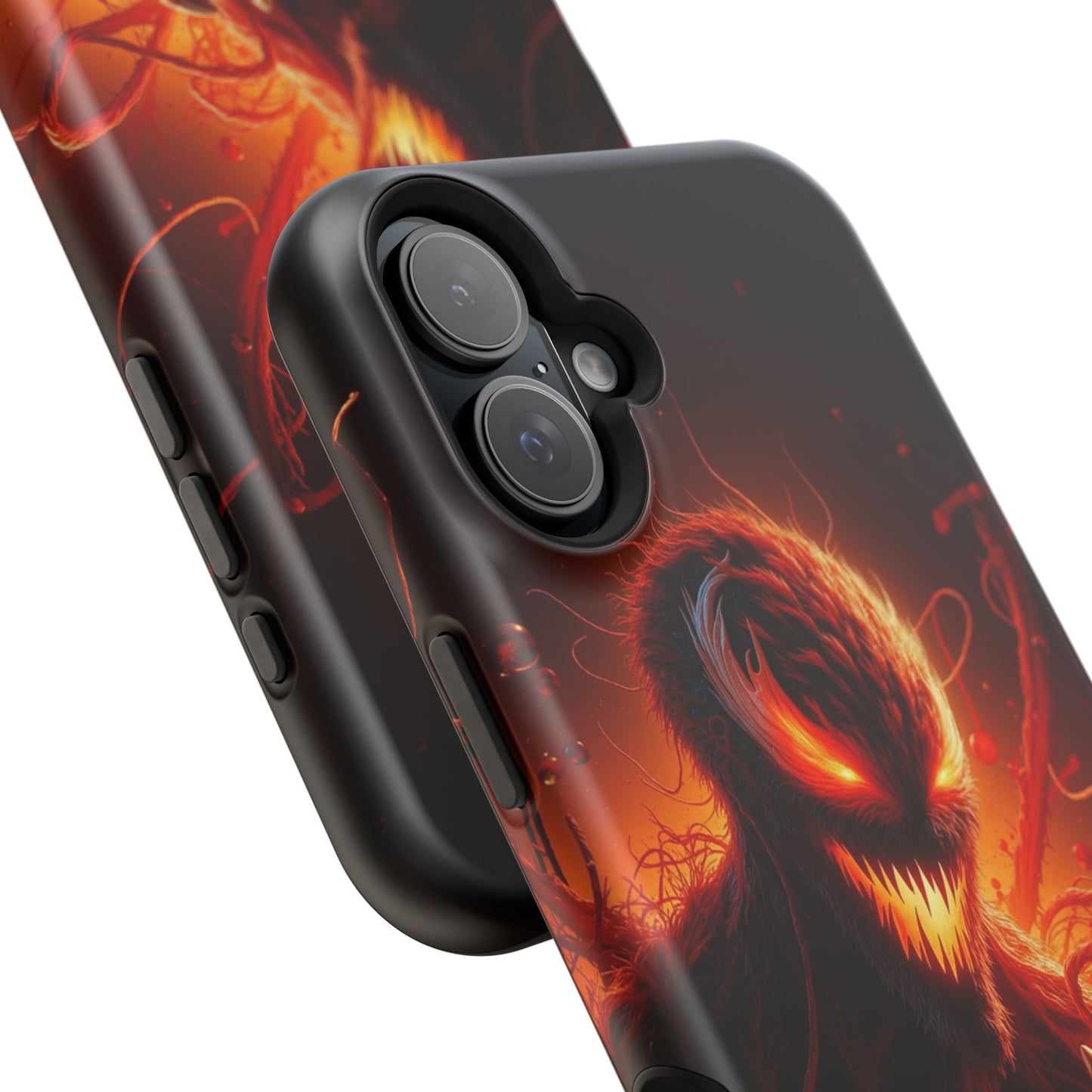 Fiery Alien Phone Case - Aesthetic iPhone Case | Sci-Fi Art Design | Gifts for Him | Unique Phone Accessories