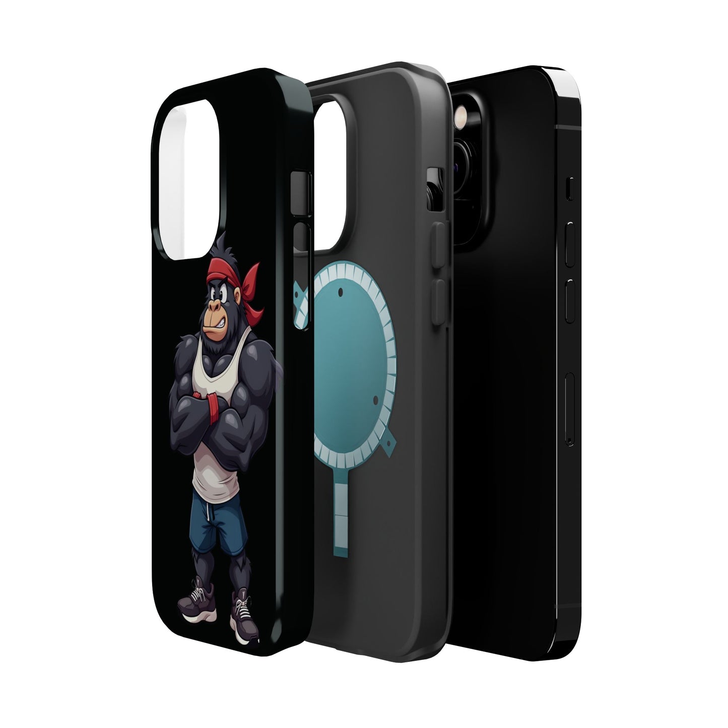 Red Band Gym Gorilla Phone Case β Fierce Style Meets Tough Protection