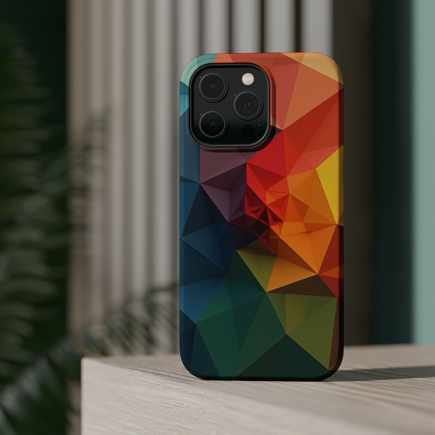 Solar Flare Phone Case for iPhone | Abstract Geometric Slim Protective Cover