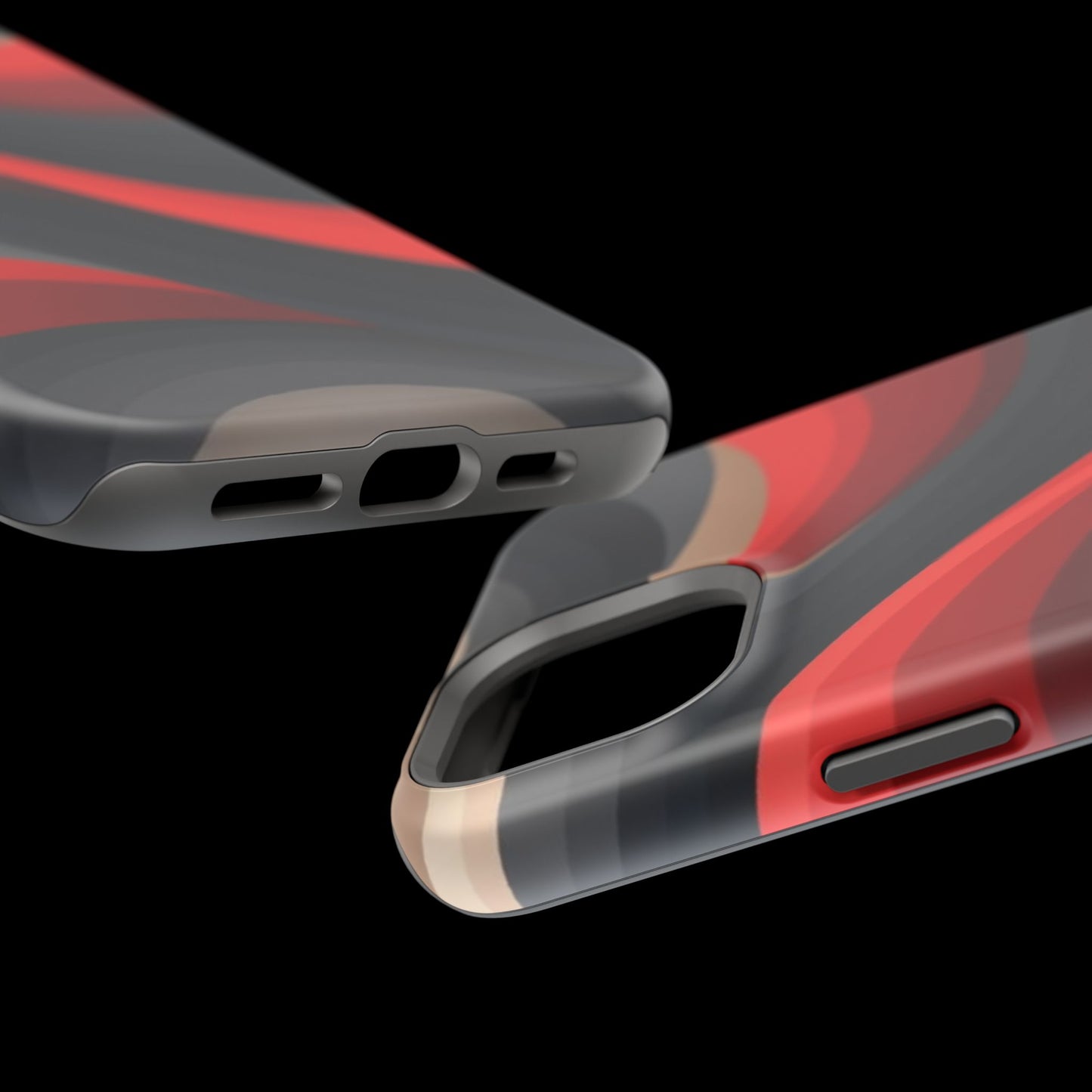 Dynamic Elegance Phone Case - Bold Wave Design | Trendy Aesthetic Gift Idea