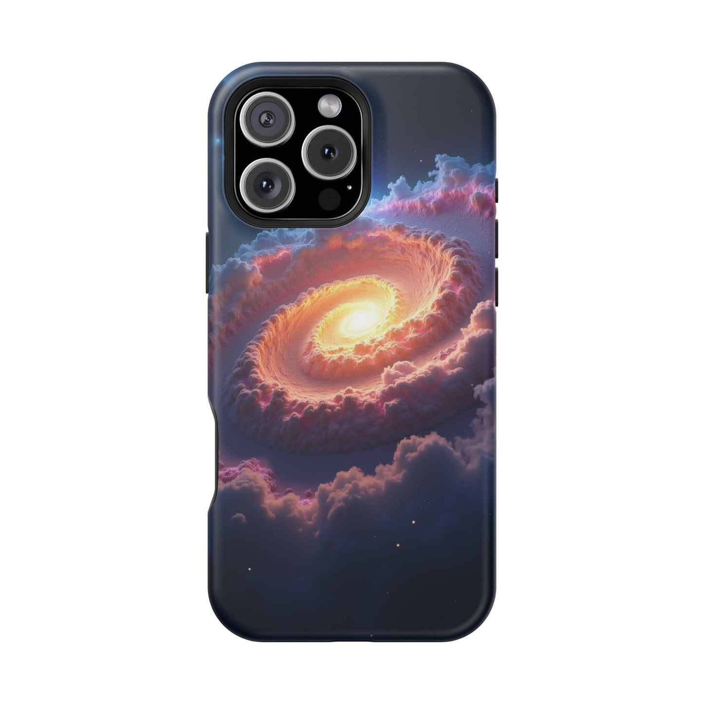 Ethereal Spiral Galaxy Phone Case for iPhone | Dreamy Aesthetic Slim Protective Cover