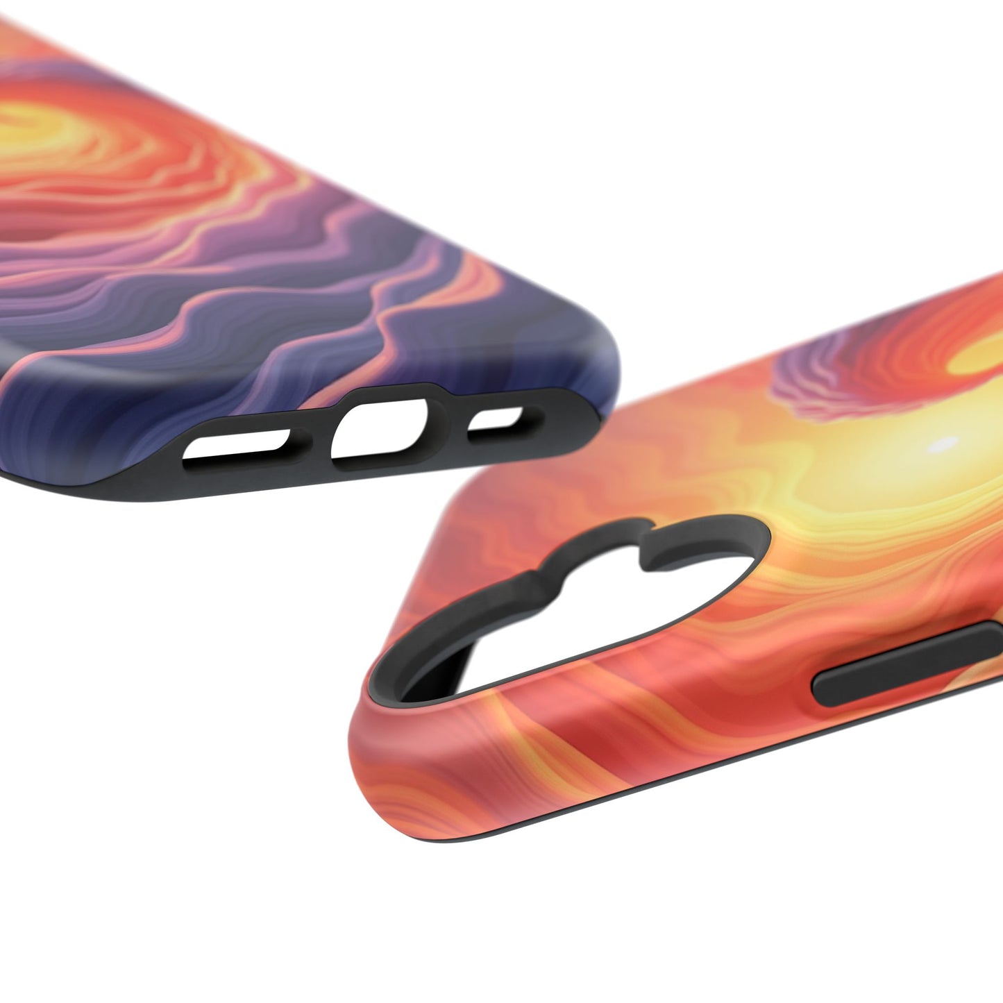 Sunburst Wave iPhone Case - Ocean Sunset Design, Aesthetic Beach Gift Idea