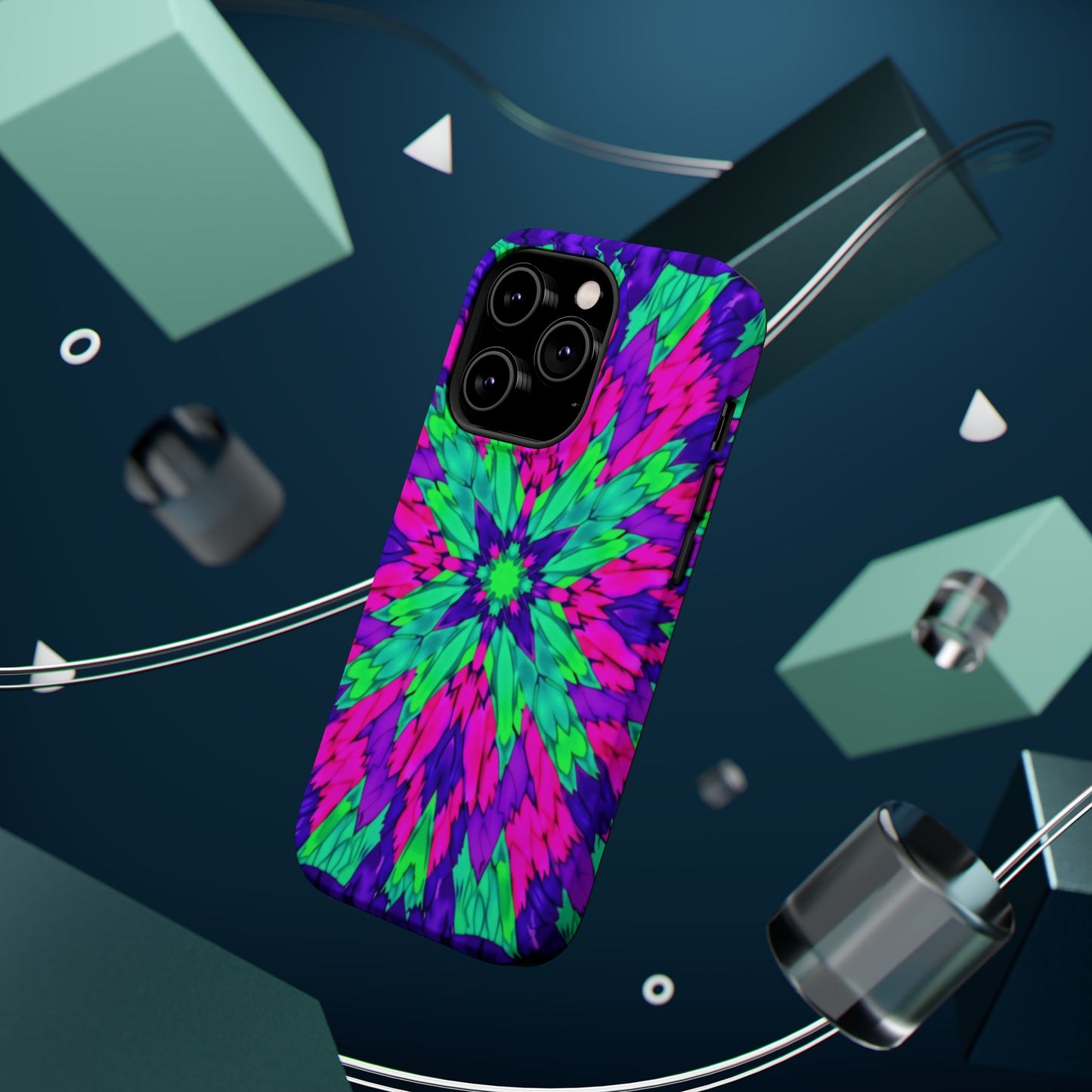 Psychedelic Mandala Phone Case - Trippy Art Gift | Colorful Flower Cases for iPhone Lovers