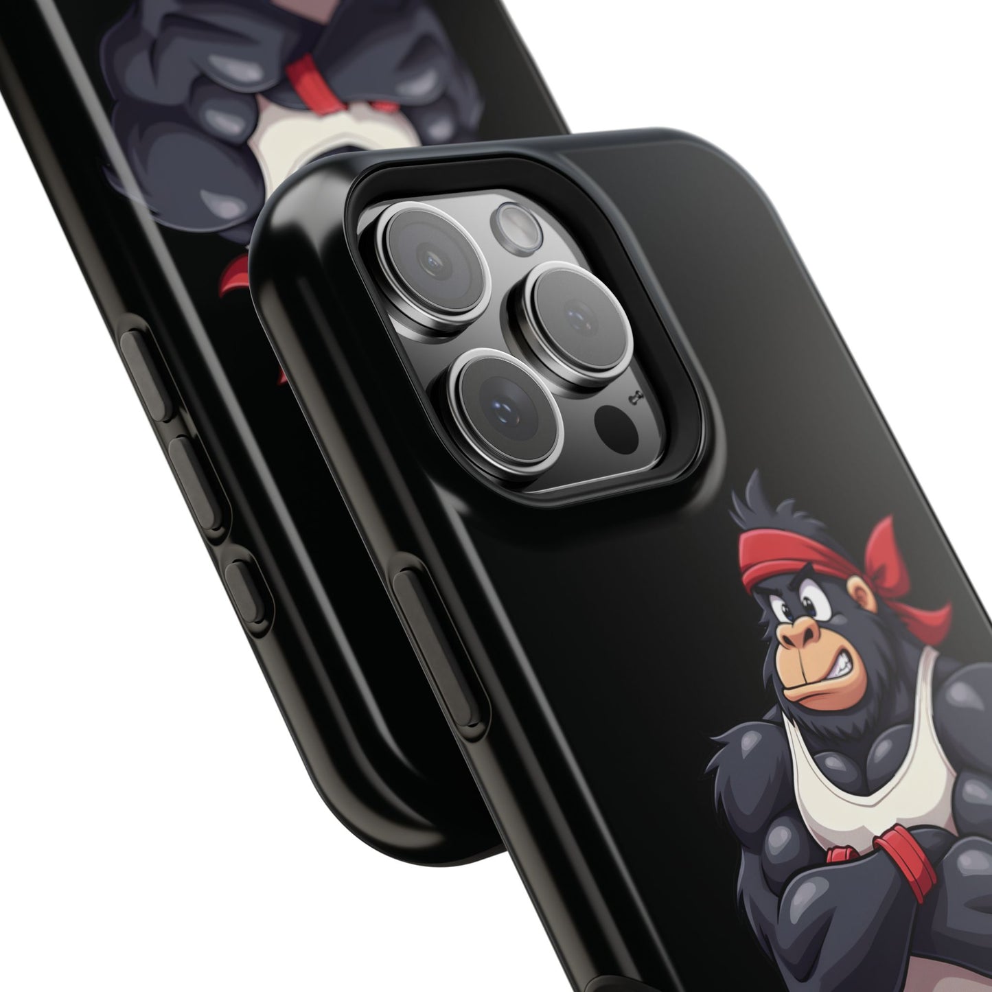 Red Band Gym Gorilla Phone Case β Fierce Style Meets Tough Protection