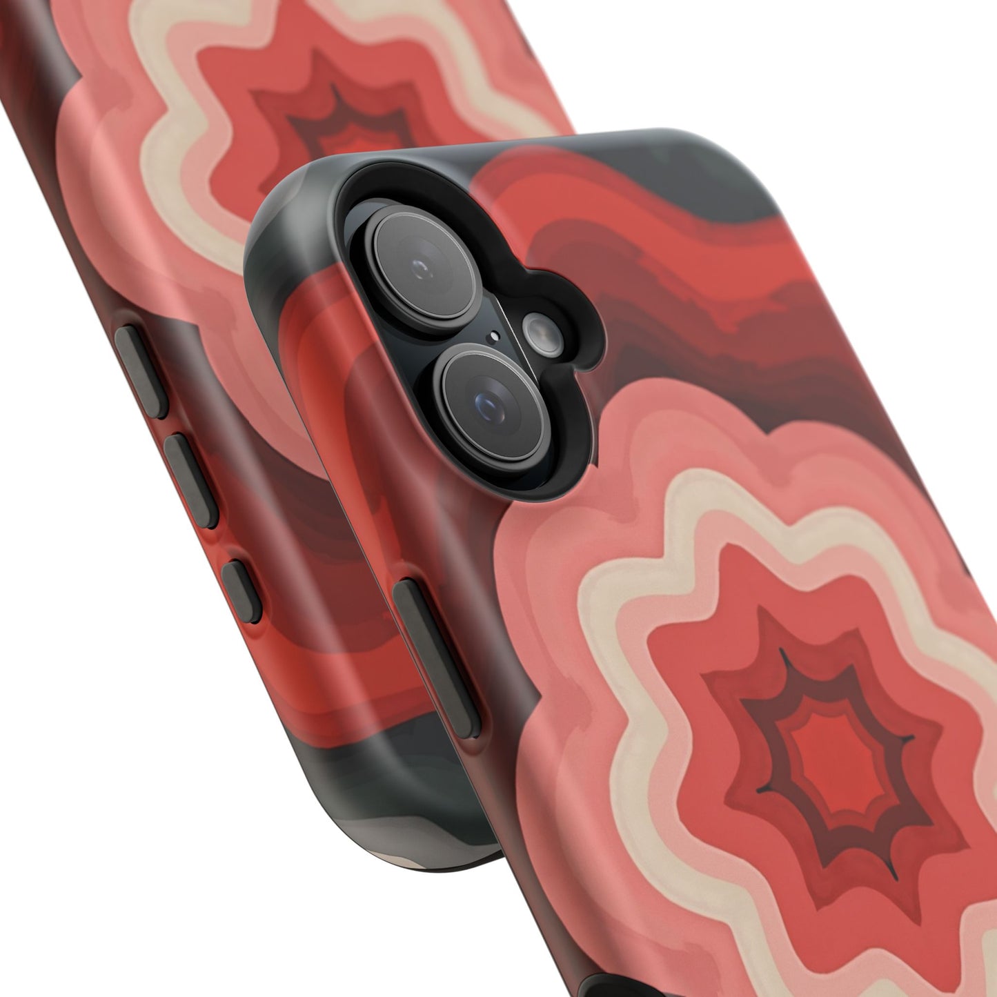 Retro Flower Phone Case - Aesthetic iPhone Case, 70s Inspired Gift, Groovy Pattern Design