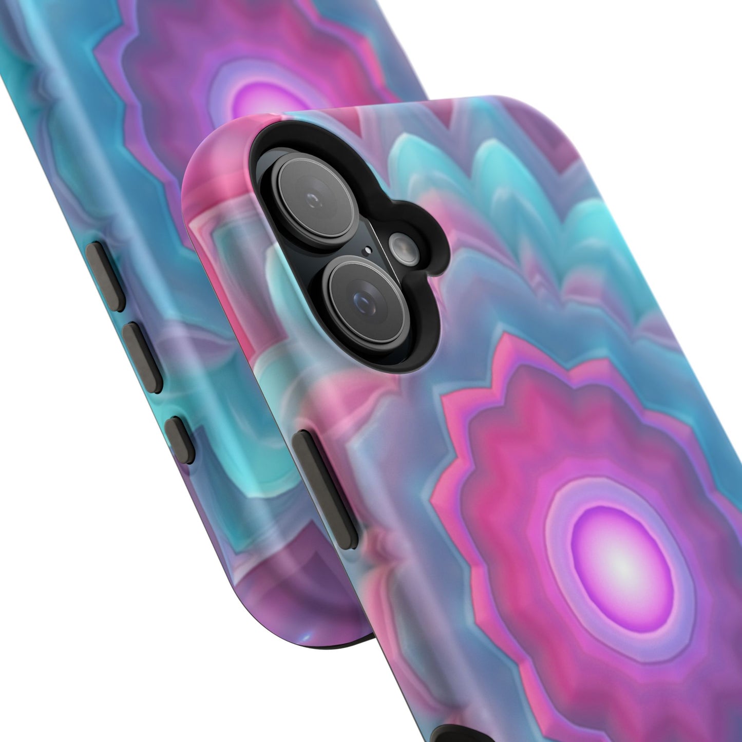 Cosmic Bloom iPhone Case - Galaxy Floral Design, Aesthetic Gift Idea