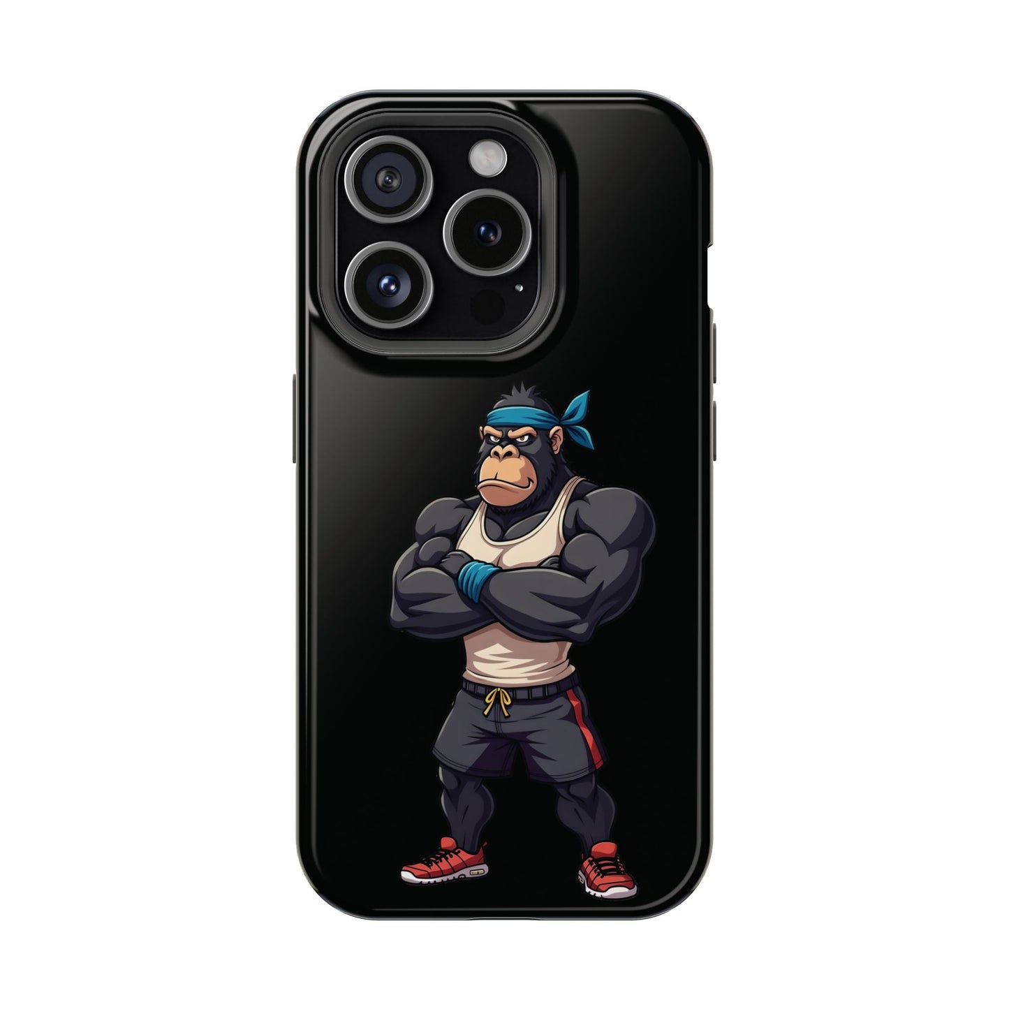 Gym Beast Gorilla Phone Case β Built to Flex, Designed to Protect