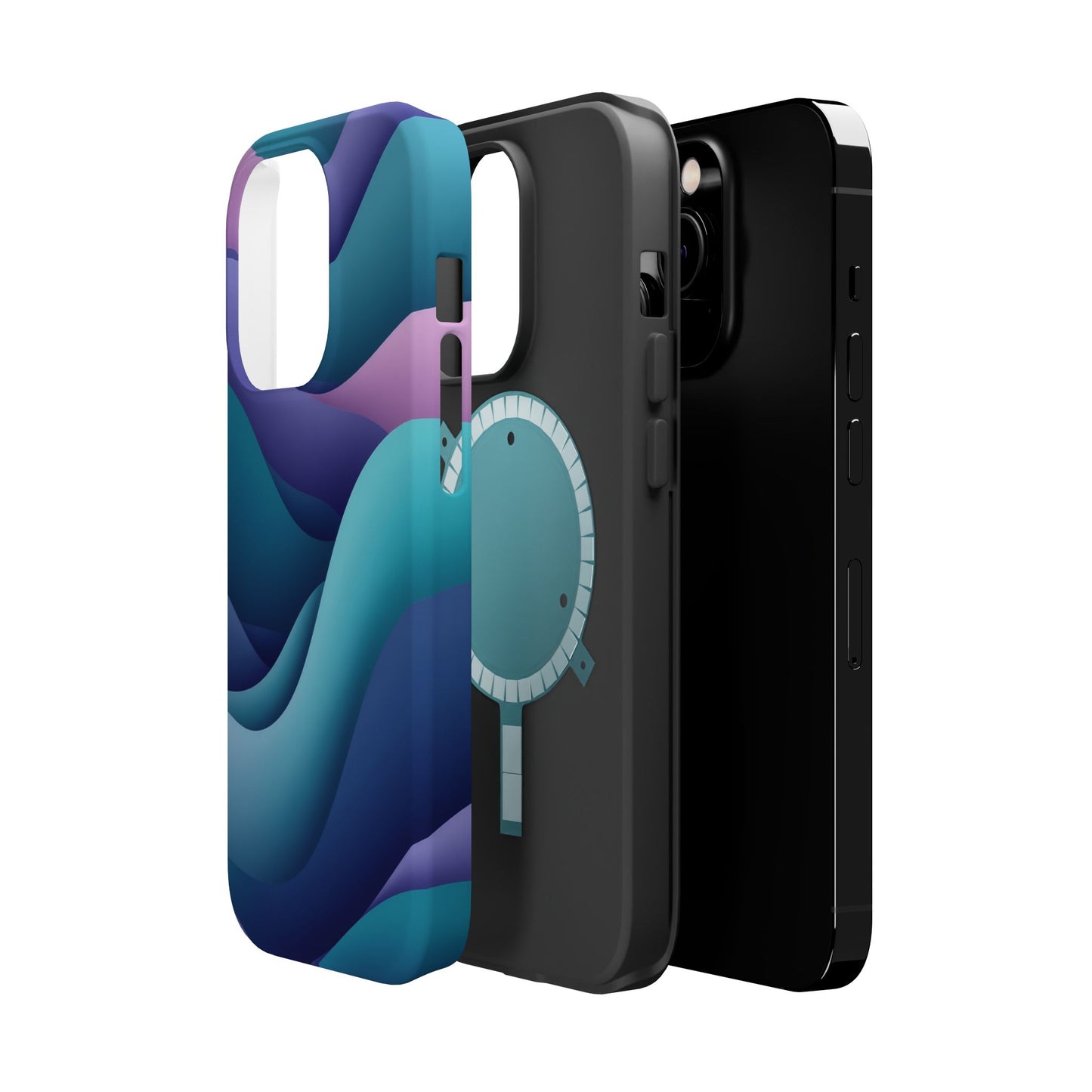 Oceanic Serenity Phone Case - Calming Blue Wave Aesthetic | Nature Inspired Gift Idea