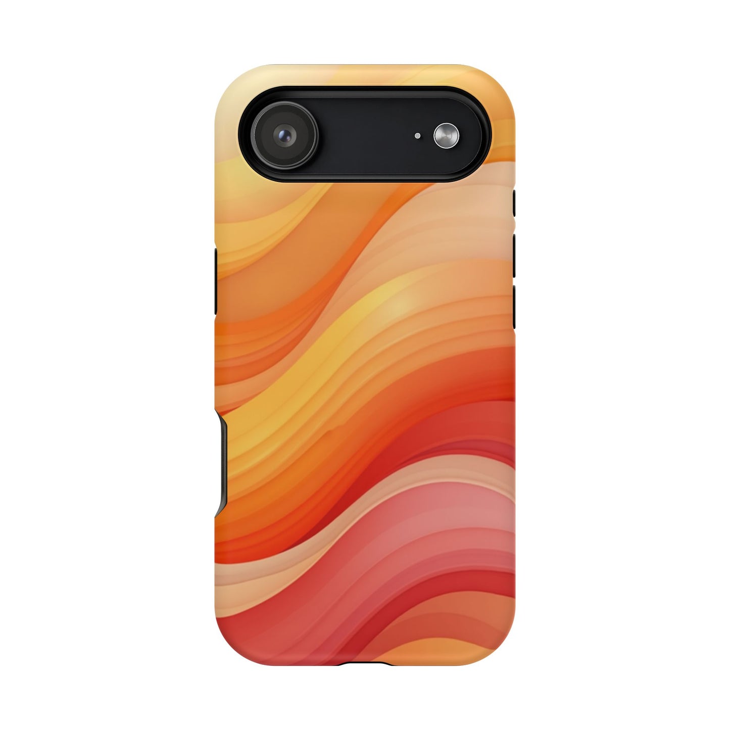 Sunset Phone Case - Aesthetic iPhone Case | Warm Gradient Wave Design | Gifts for Her | Beachy Summer Vibes