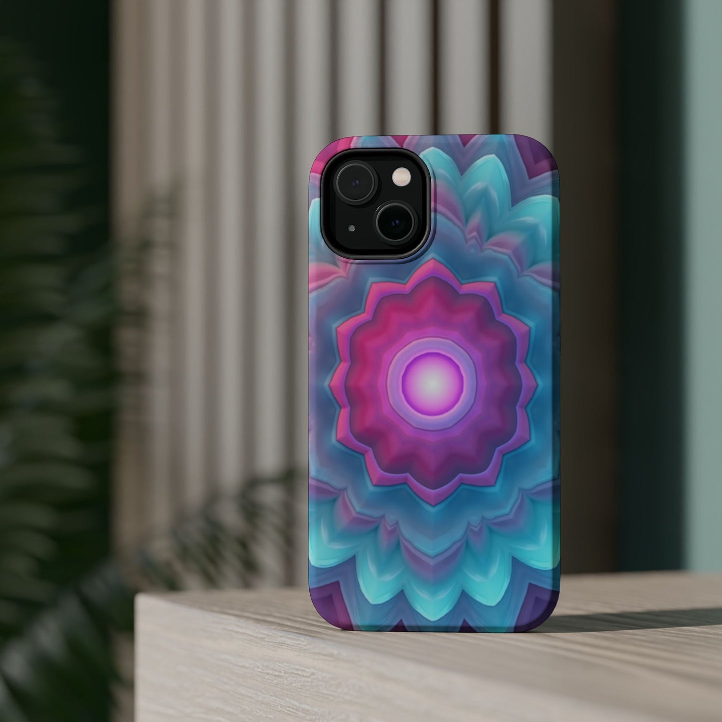 Cosmic Bloom iPhone Case - Galaxy Floral Design, Aesthetic Gift Idea