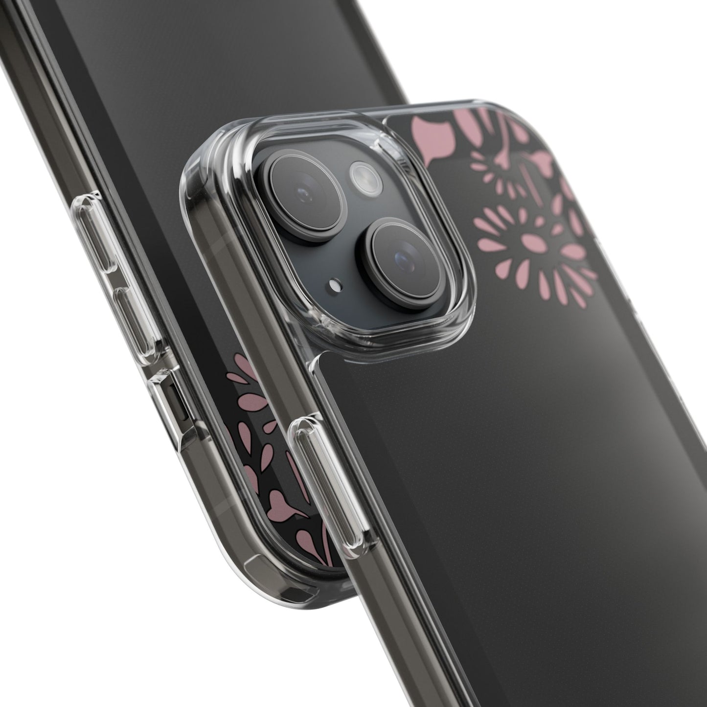 Elegant Floral Clear Phone Case β Minimalist Chic Protection