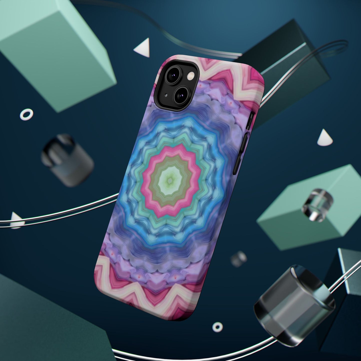 Abstract Phone Case - Psychedelic iPhone Case, Colorful Gift Idea, Unique Pattern Design