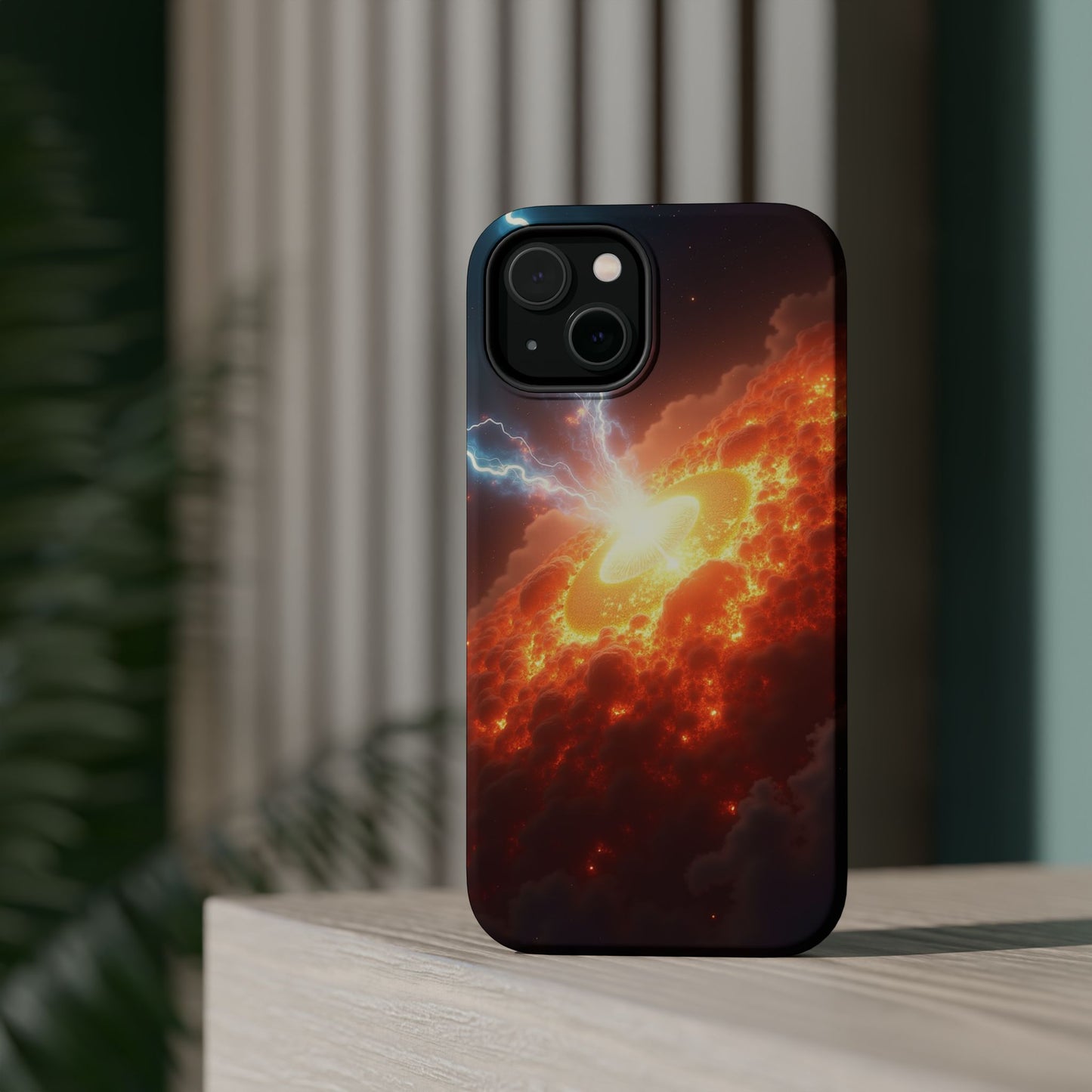 Supernova Phone Case - Fiery Galaxy iPhone Cover - Astronomy Gift for Him/Her