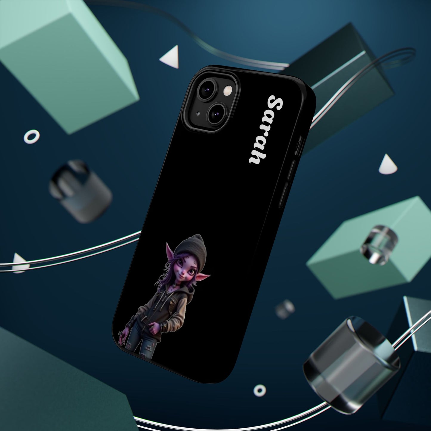 Personalized Elf Phone Case - Custom Name Aesthetic Y2K Gift | Cool Character Cases for Teens & Girls