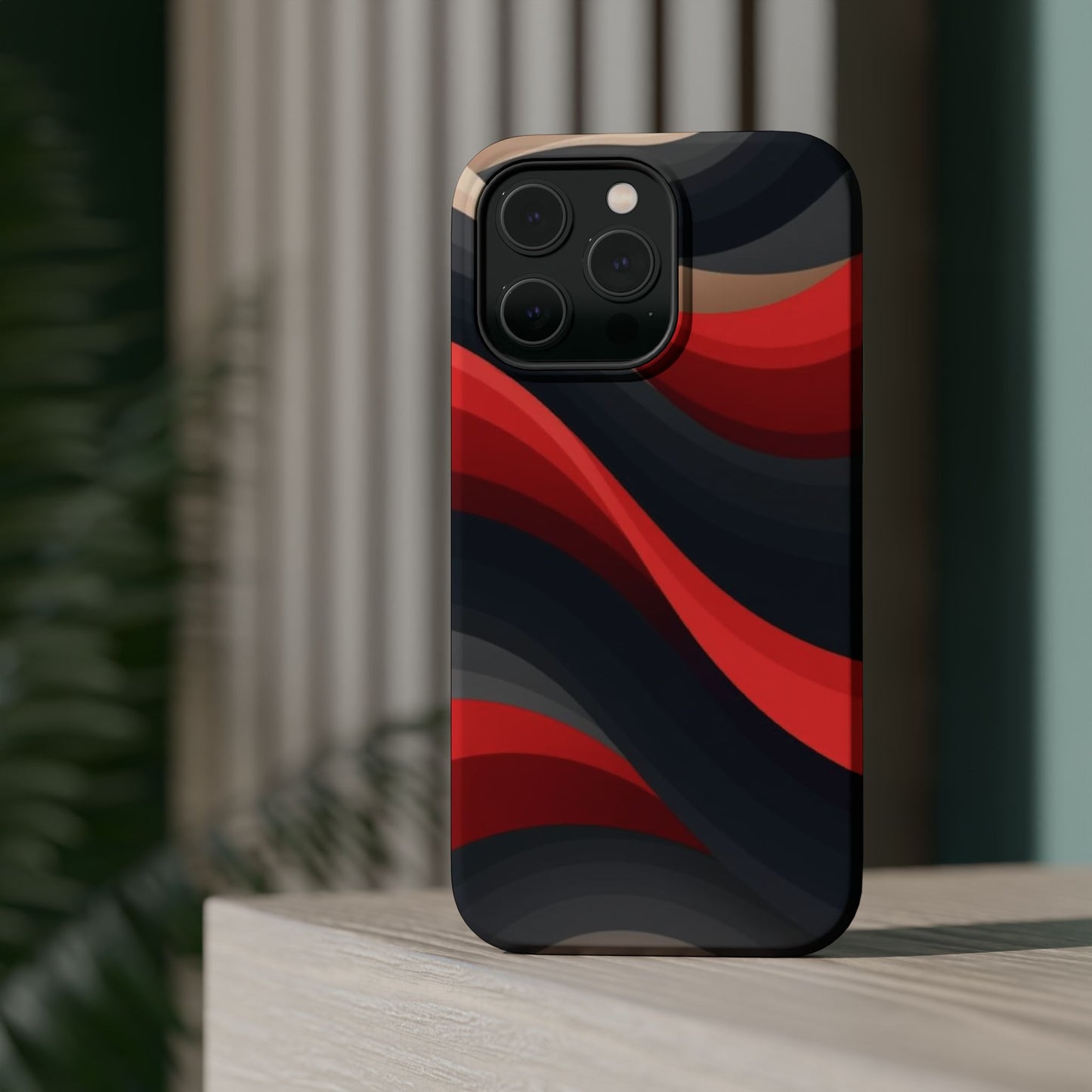 Dynamic Elegance Phone Case - Bold Wave Design | Trendy Aesthetic Gift Idea