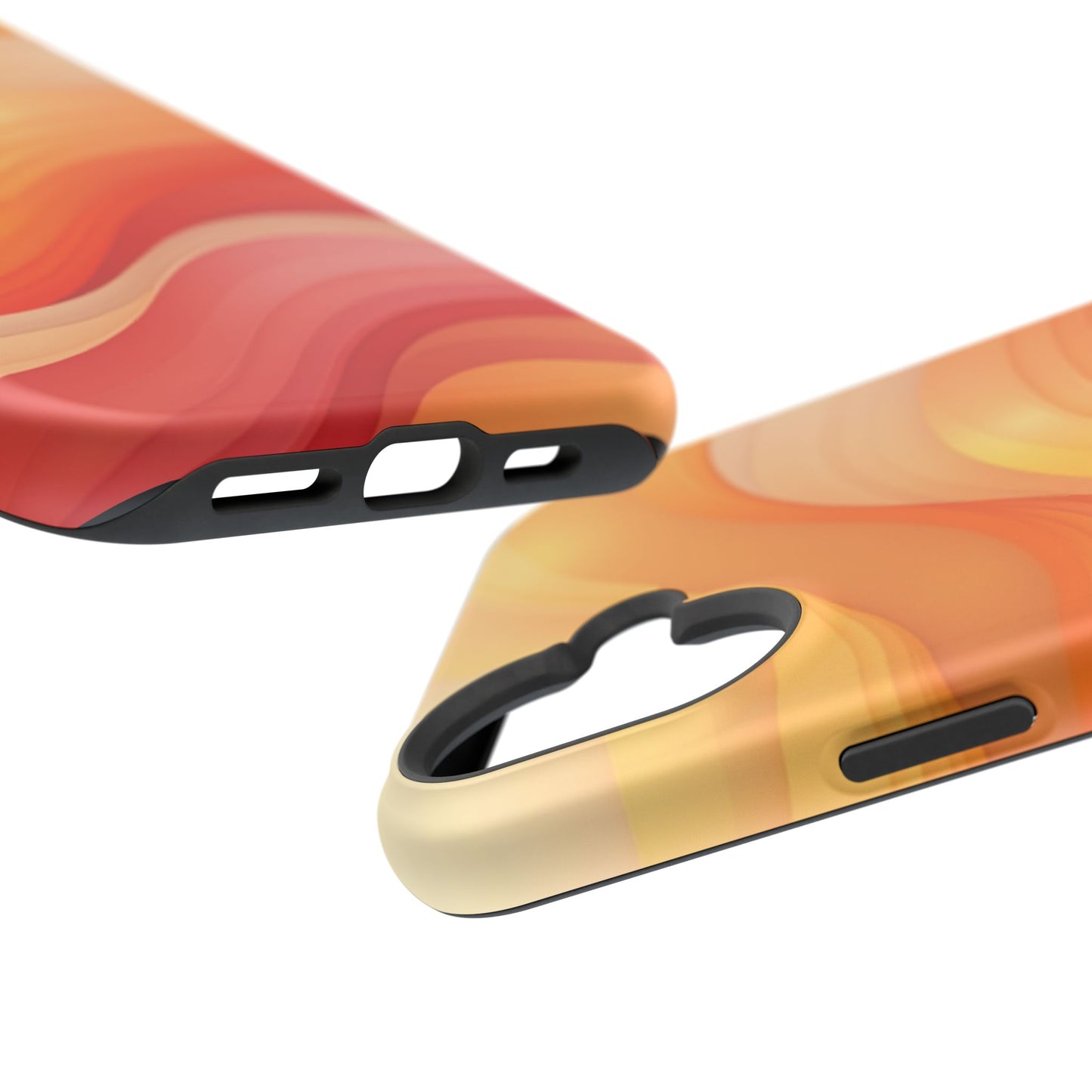 Sunset Phone Case - Aesthetic iPhone Case | Warm Gradient Wave Design | Gifts for Her | Beachy Summer Vibes