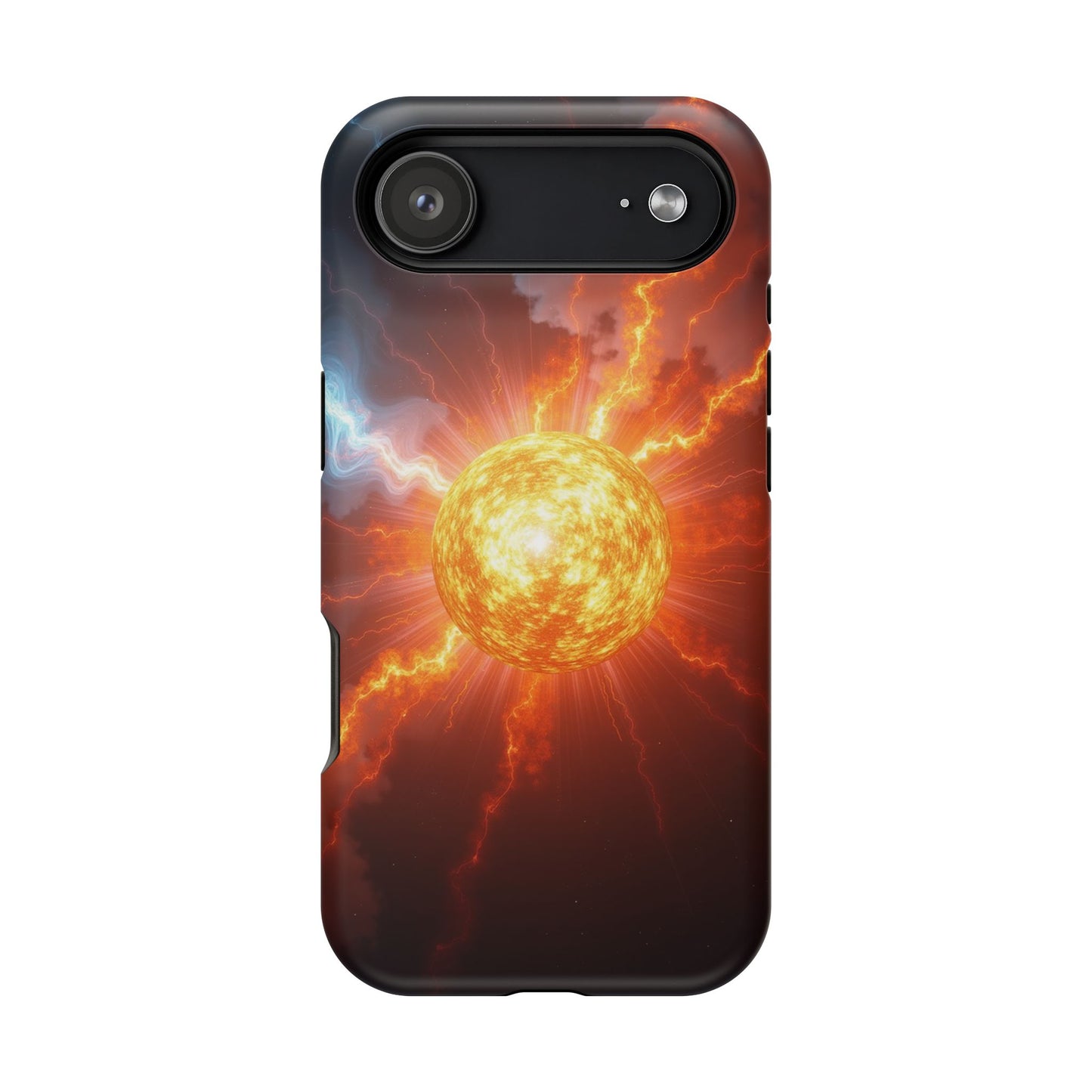 Solar Flare iPhone Case - Fiery Sunburst Space Design - Astronomy Gift Idea