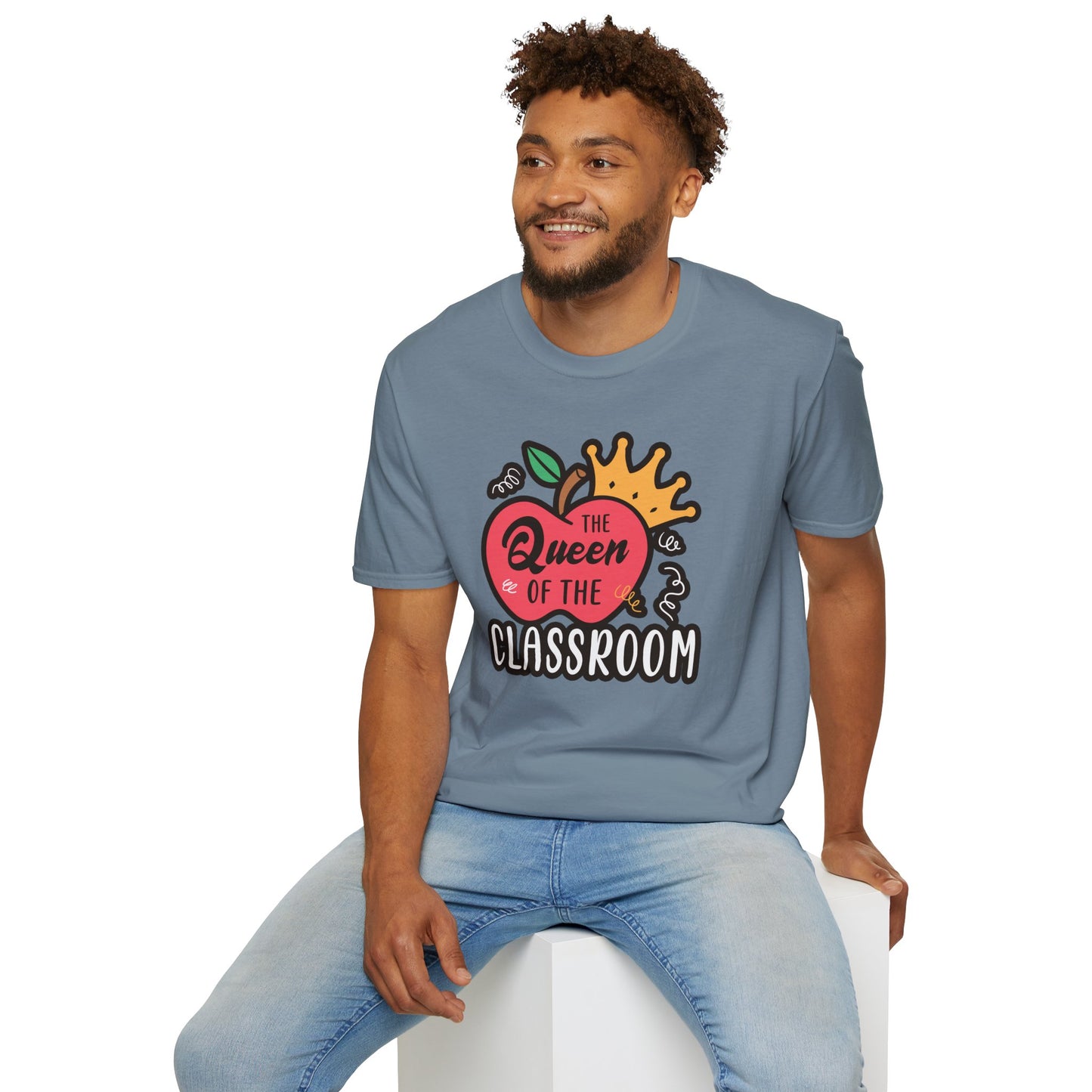 Teacher Shirt - Queen of the Classroom Tee, Gift for Teachers, Appreciation Gift, Cute Educator Graphic Top, Back to School Outfit
