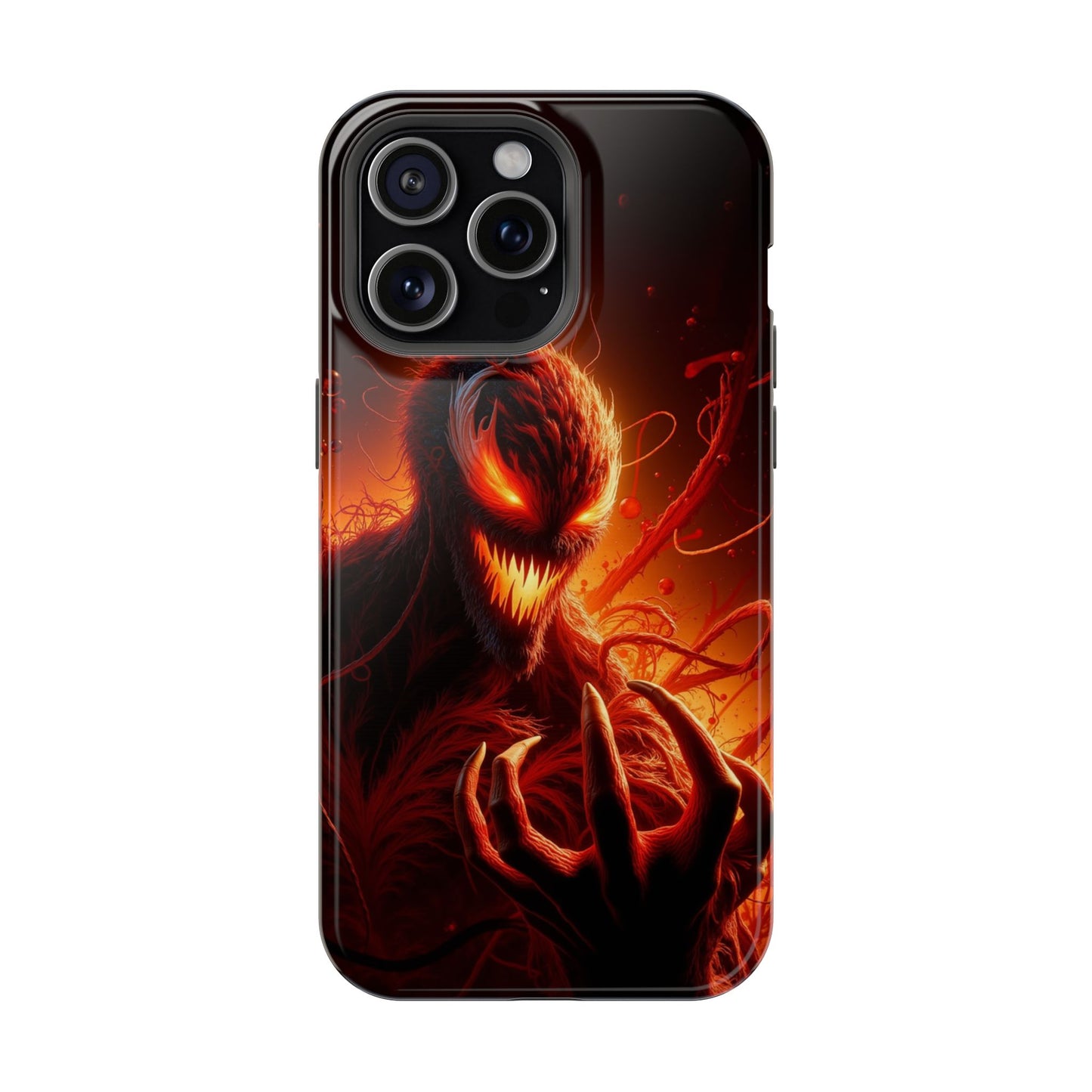 Fiery Alien Phone Case - Aesthetic iPhone Case | Sci-Fi Art Design | Gifts for Him | Unique Phone Accessories