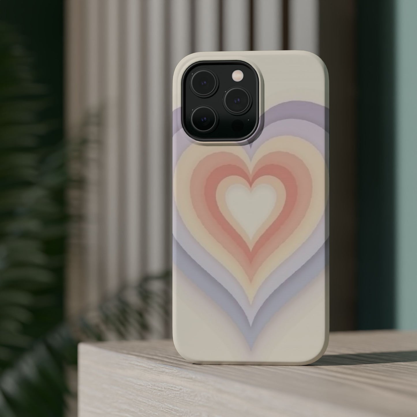 Radiant Heart iPhone Case - Pastel Layered Design - Cute Y2K Aesthetic Gift