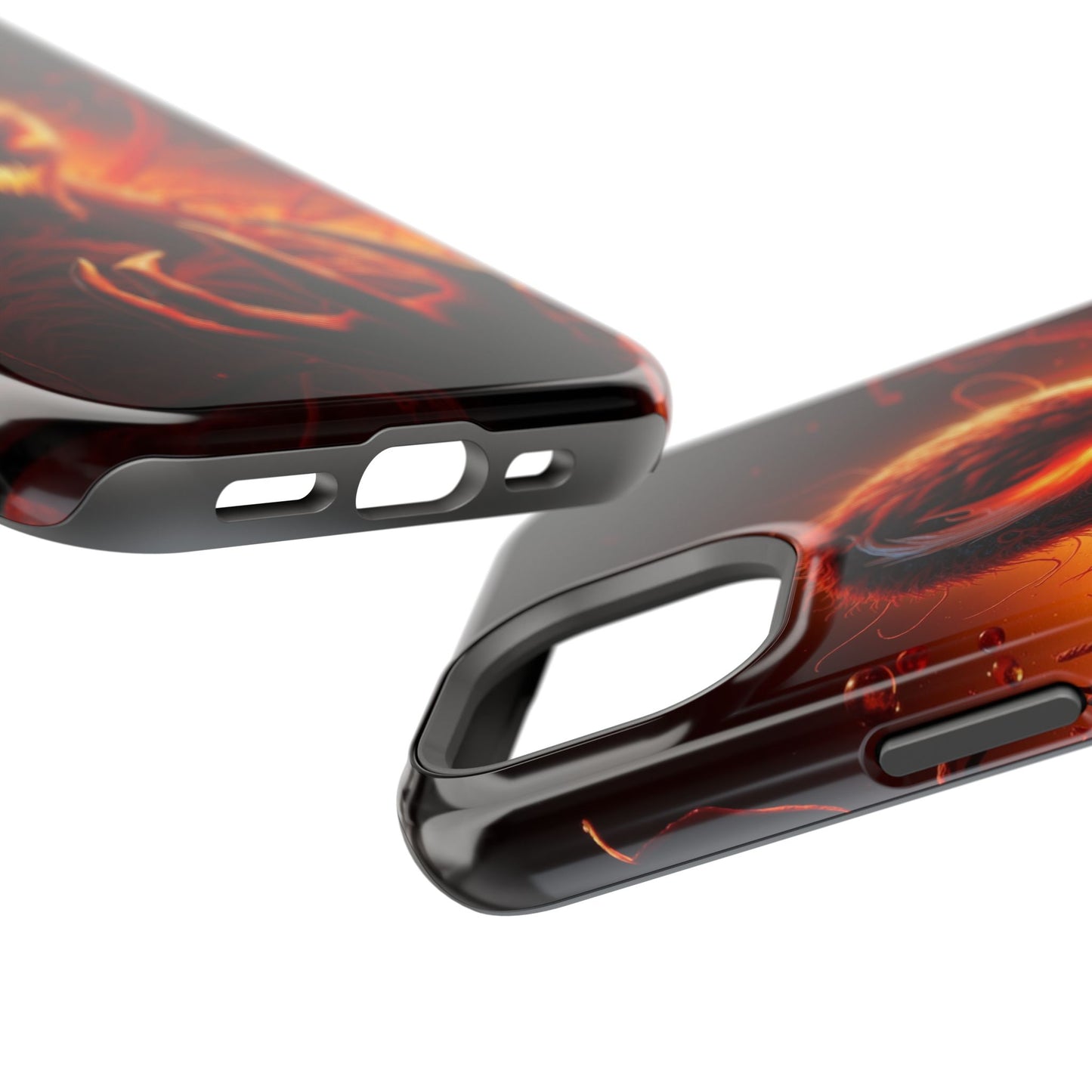 Fiery Alien Phone Case - Aesthetic iPhone Case | Sci-Fi Art Design | Gifts for Him | Unique Phone Accessories