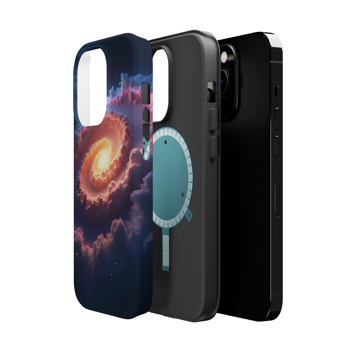 Ethereal Spiral Galaxy Phone Case for iPhone | Dreamy Aesthetic Slim Protective Cover