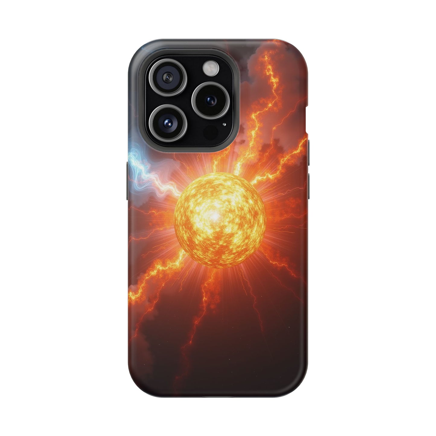 Solar Flare iPhone Case - Fiery Sunburst Space Design - Astronomy Gift Idea