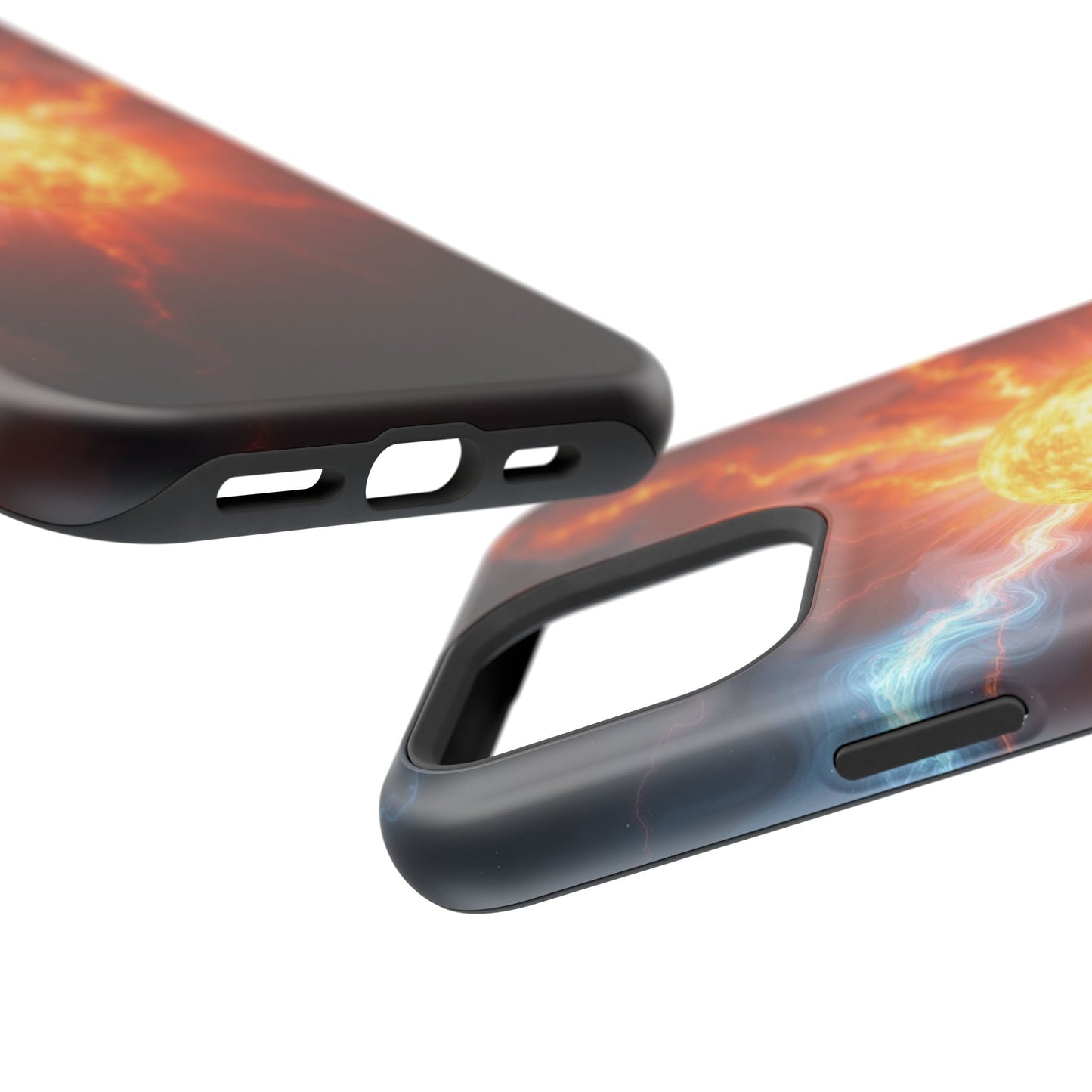 Solar Flare iPhone Case - Fiery Sunburst Space Design - Astronomy Gift Idea