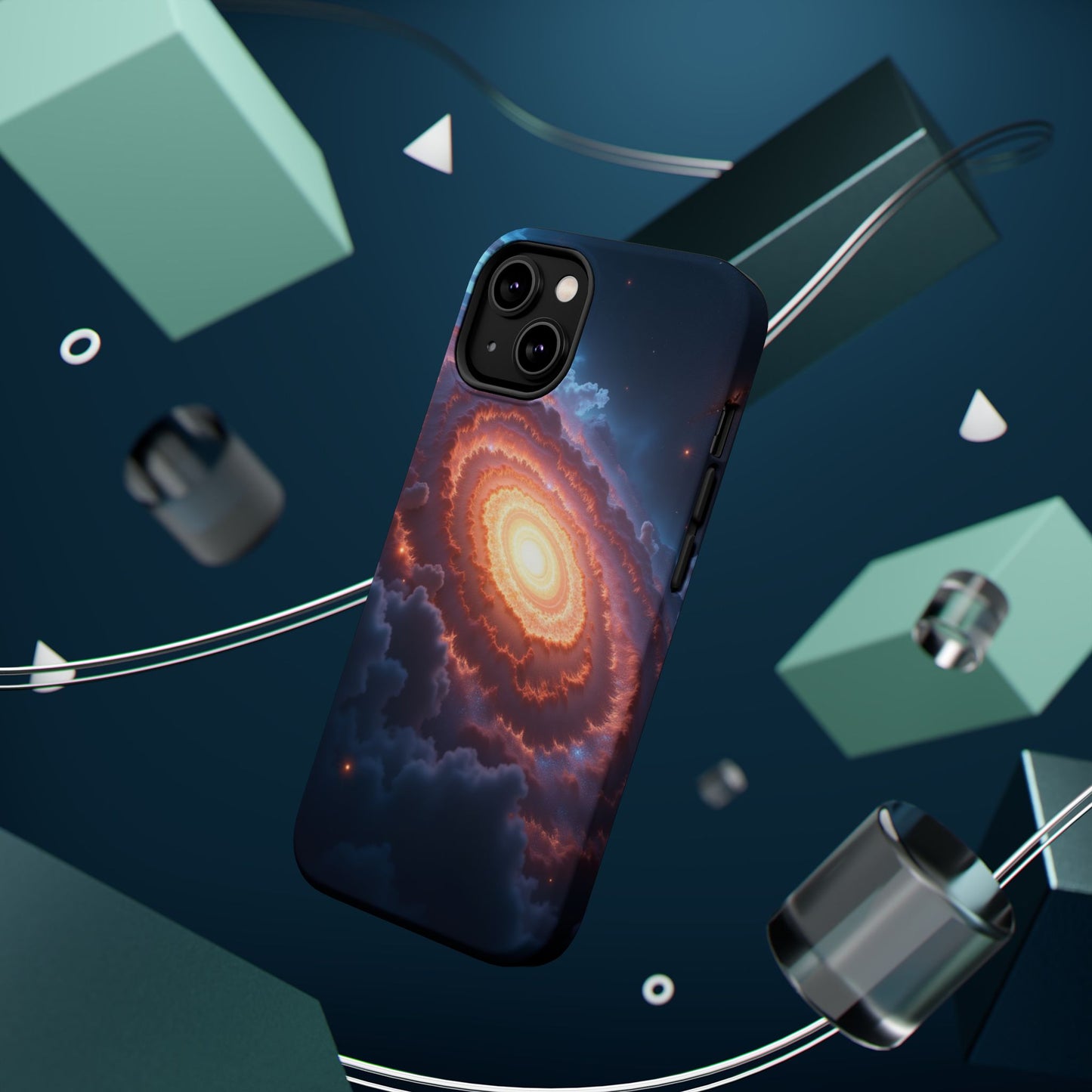 Inferno Spiral Phone Case for iPhone | Bold Aesthetic Slim Protective Cover