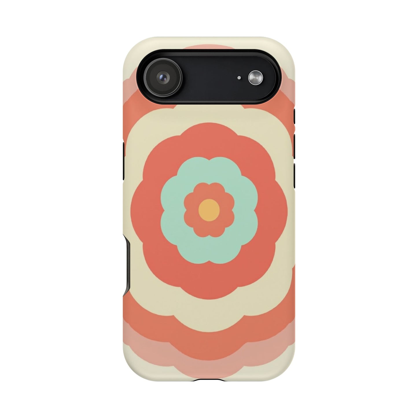 Cute Flower Phone Case - Pastel Aesthetic iPhone Case, Kawaii Gift Idea, Retro Floral Design