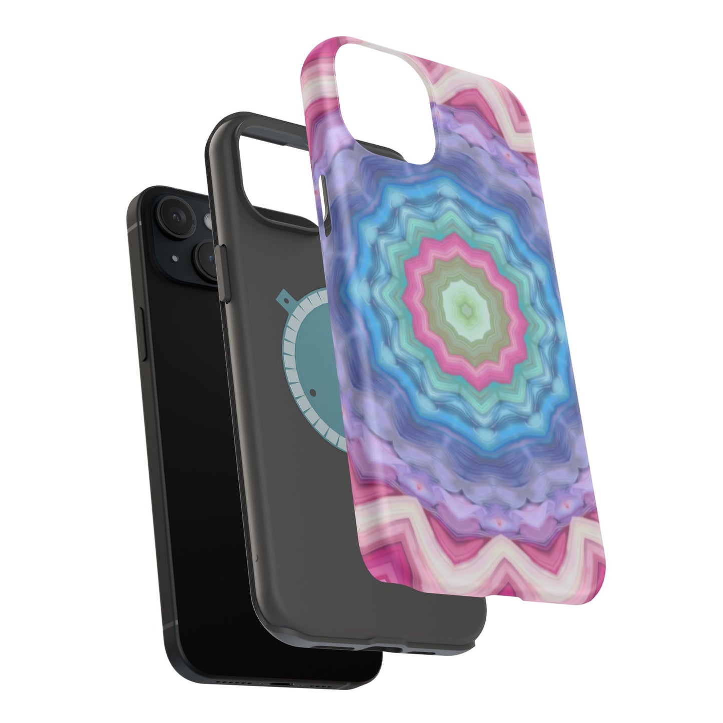 Abstract Phone Case - Psychedelic iPhone Case, Colorful Gift Idea, Unique Pattern Design
