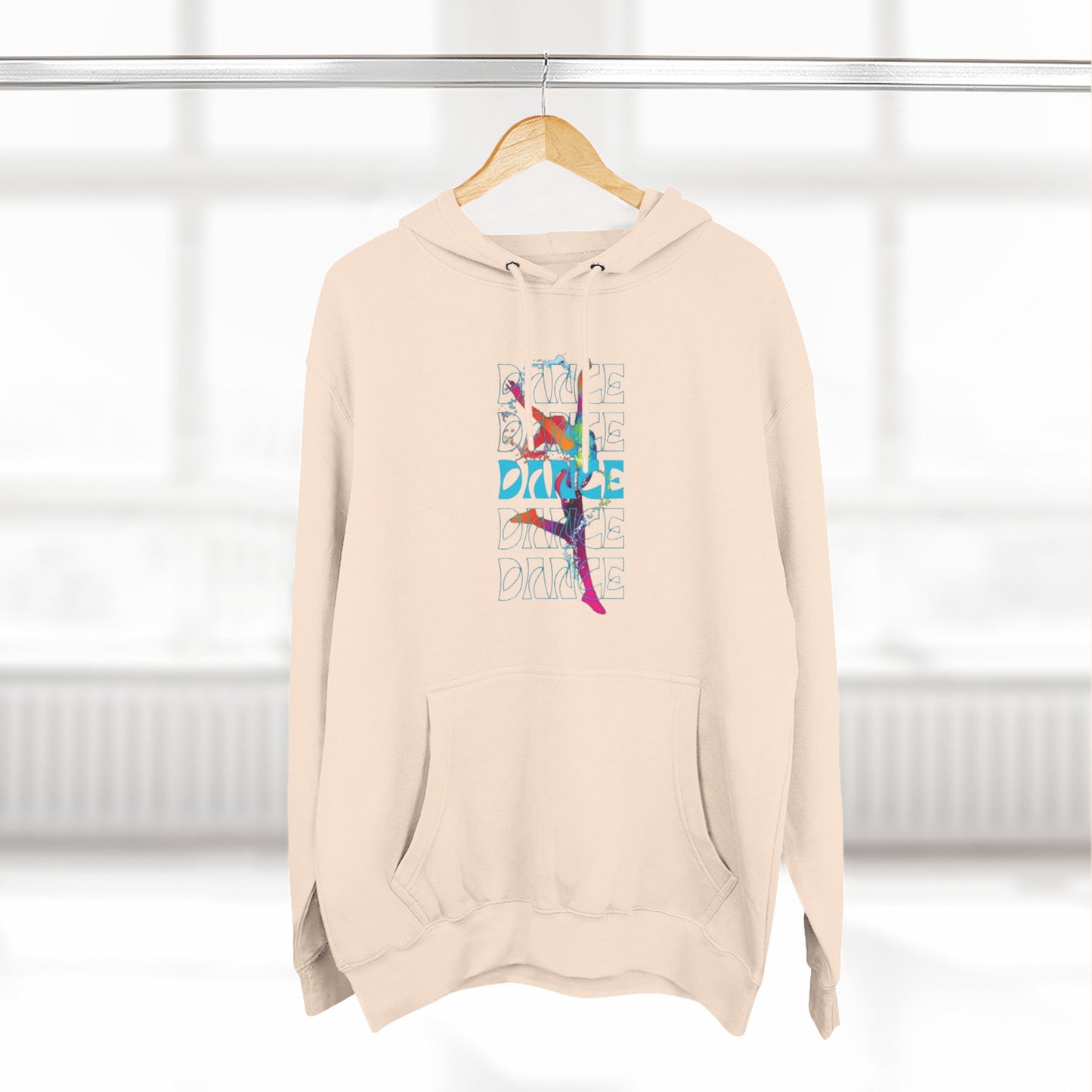 “Dance Dance Dance” Graphic Pullover, Motivational Dancer Gift, Dance Moms Inspired Apparel, Cozy Unisex Hoodie