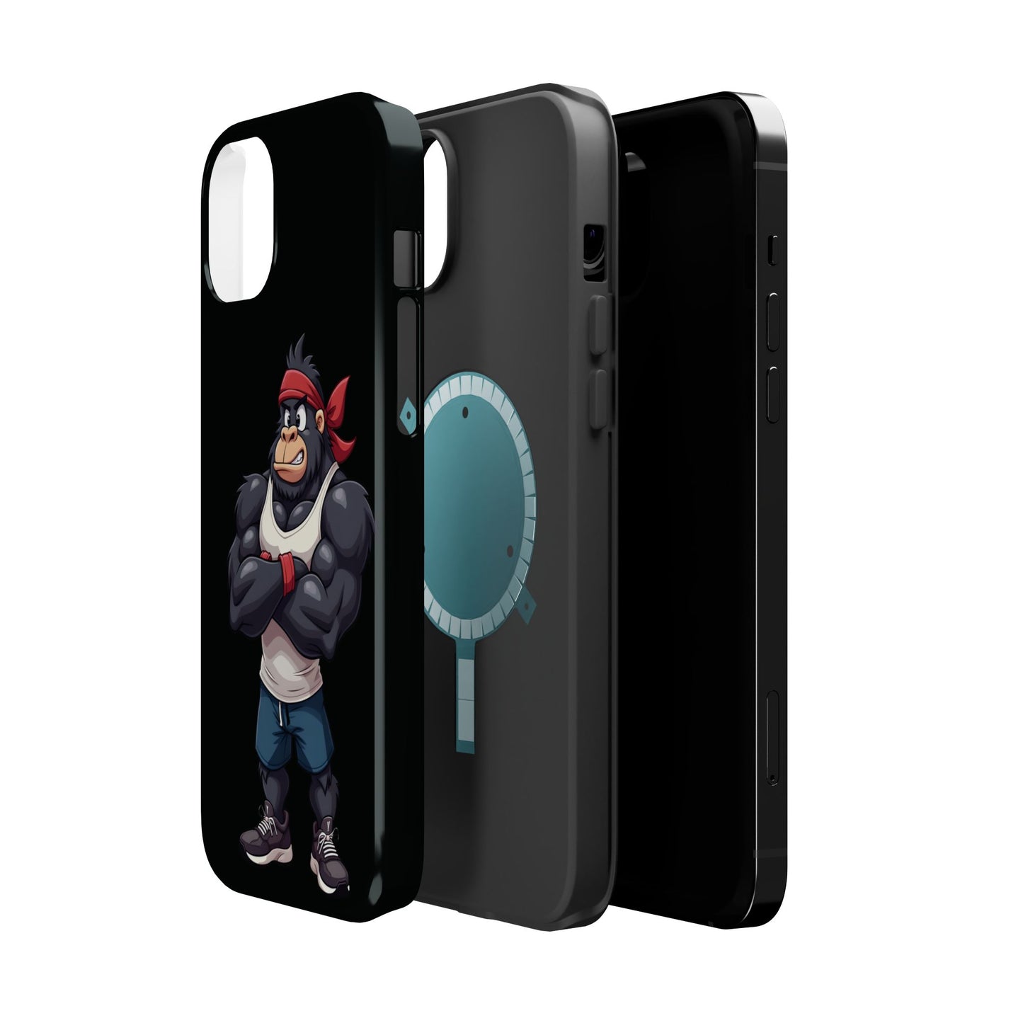 Red Band Gym Gorilla Phone Case β Fierce Style Meets Tough Protection