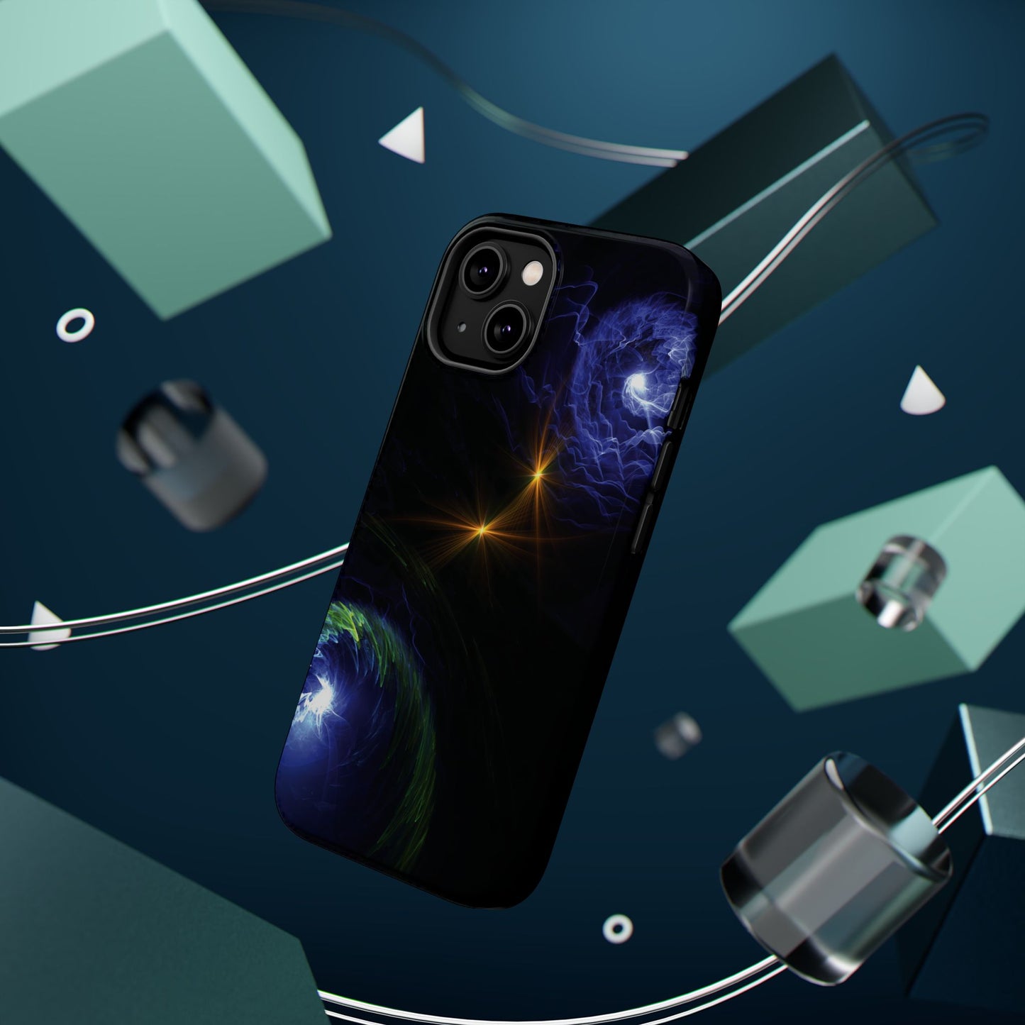Space Phone Case - Aesthetic iPhone Case | Electric Galaxy Design | Gifts for Him/Her | Trendy Phone Accessories