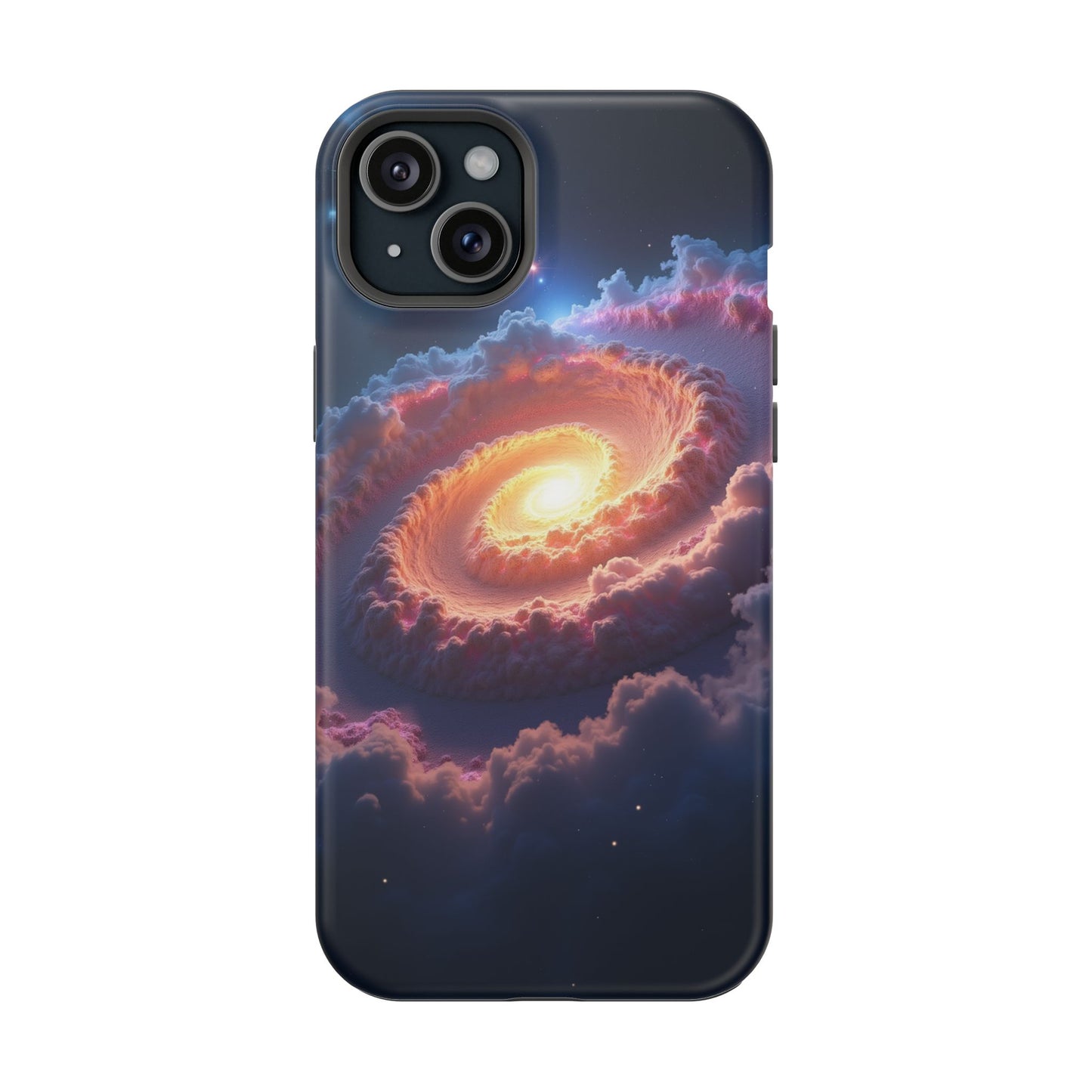 Ethereal Spiral Galaxy Phone Case for iPhone | Dreamy Aesthetic Slim Protective Cover