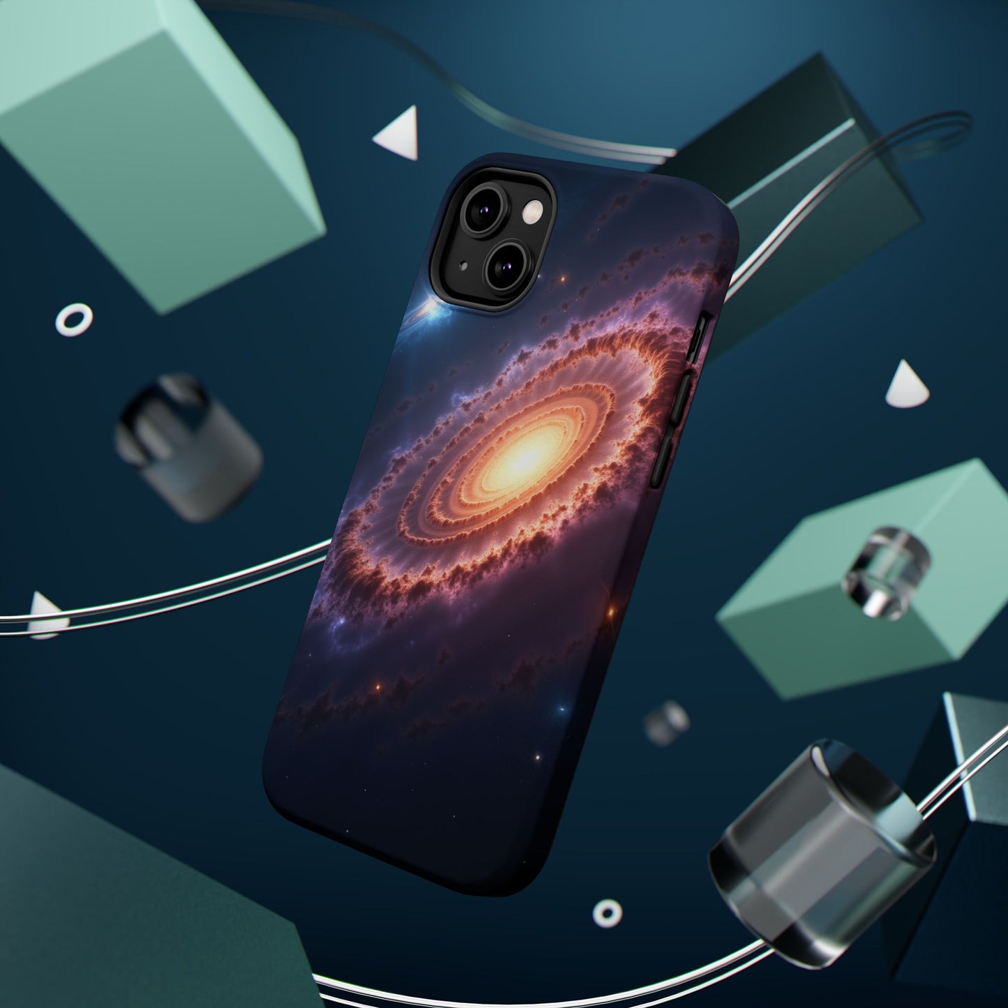 Cosmic Spiral iPhone Case - Galaxy Space Design - Astronomy Lover Gift Idea