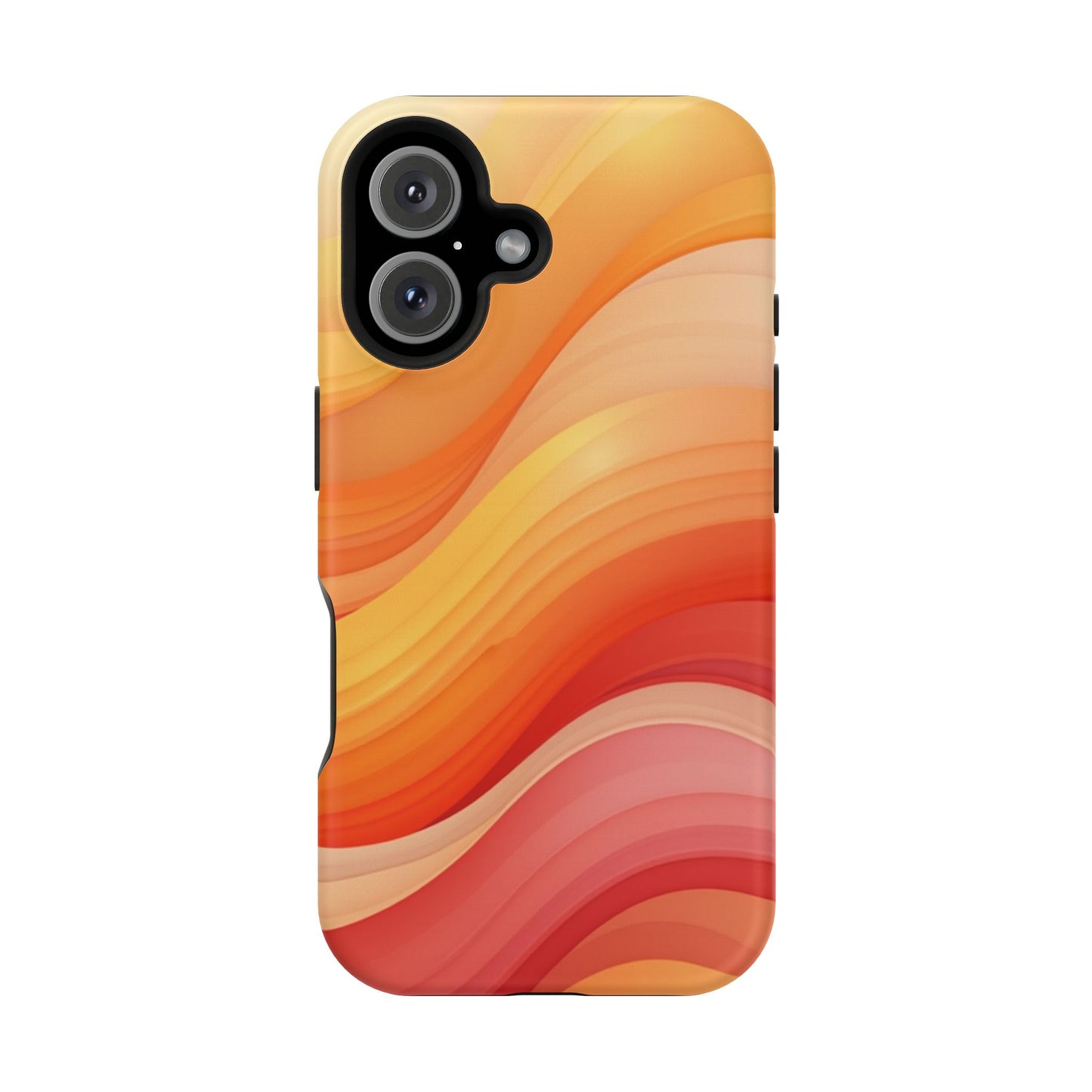 Sunset Phone Case - Aesthetic iPhone Case | Warm Gradient Wave Design | Gifts for Her | Beachy Summer Vibes