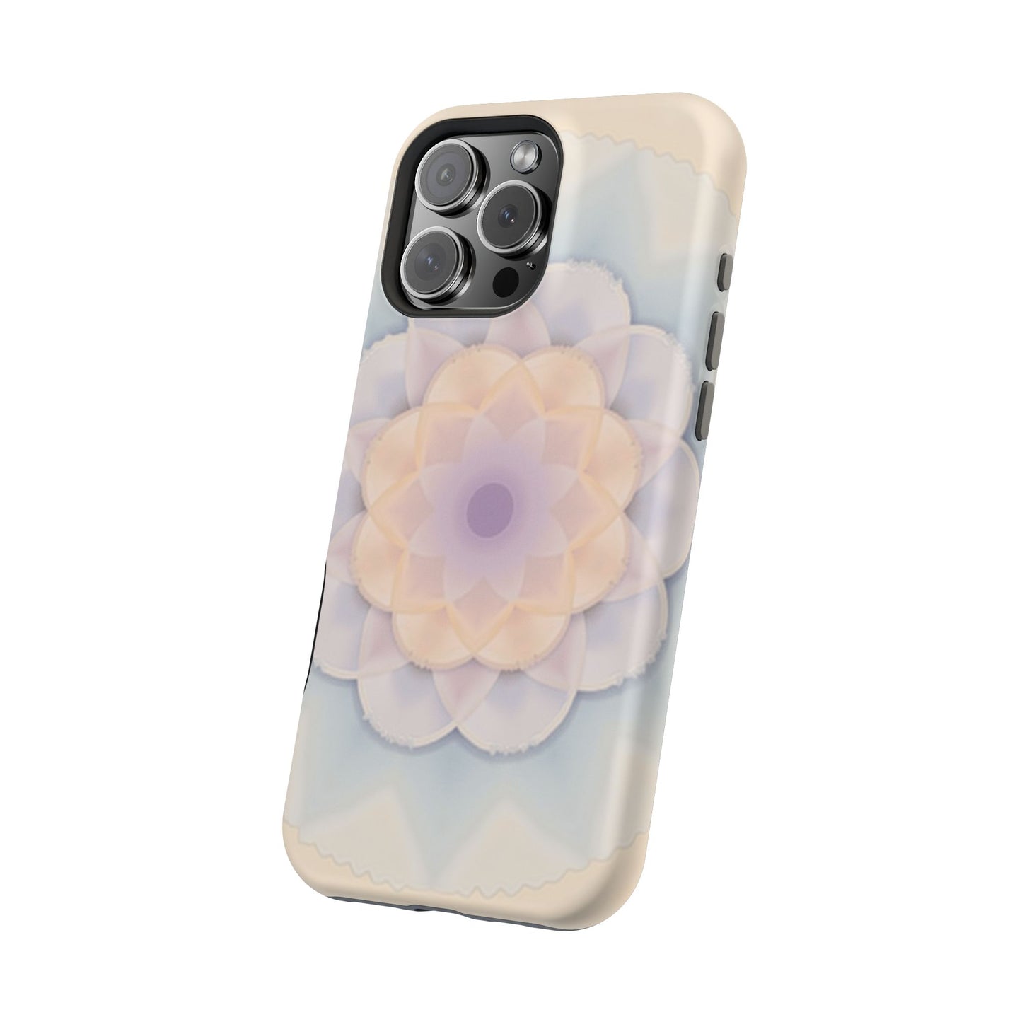 Pastel Mandala Phone Case - Aesthetic iPhone Case, Floral Gift Idea, Spiritual Zen Design