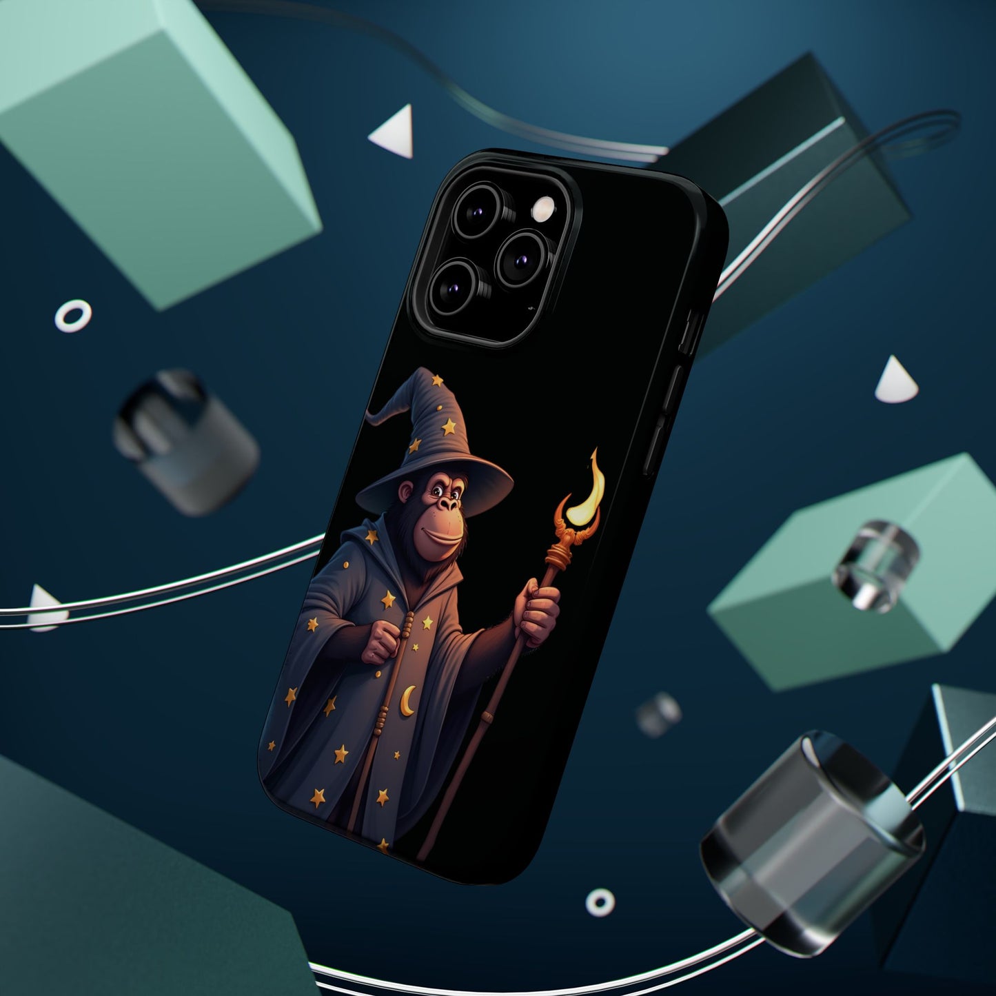 Wizard Gorilla Phone Case β Magical Vibes with a Primate Twist