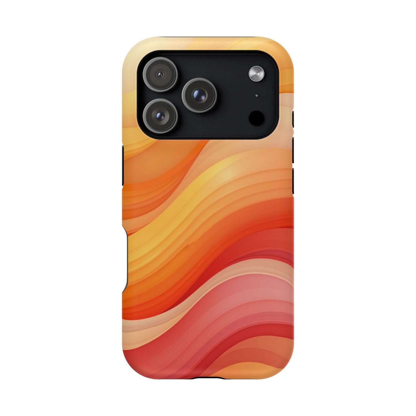 Sunset Phone Case - Aesthetic iPhone Case | Warm Gradient Wave Design | Gifts for Her | Beachy Summer Vibes