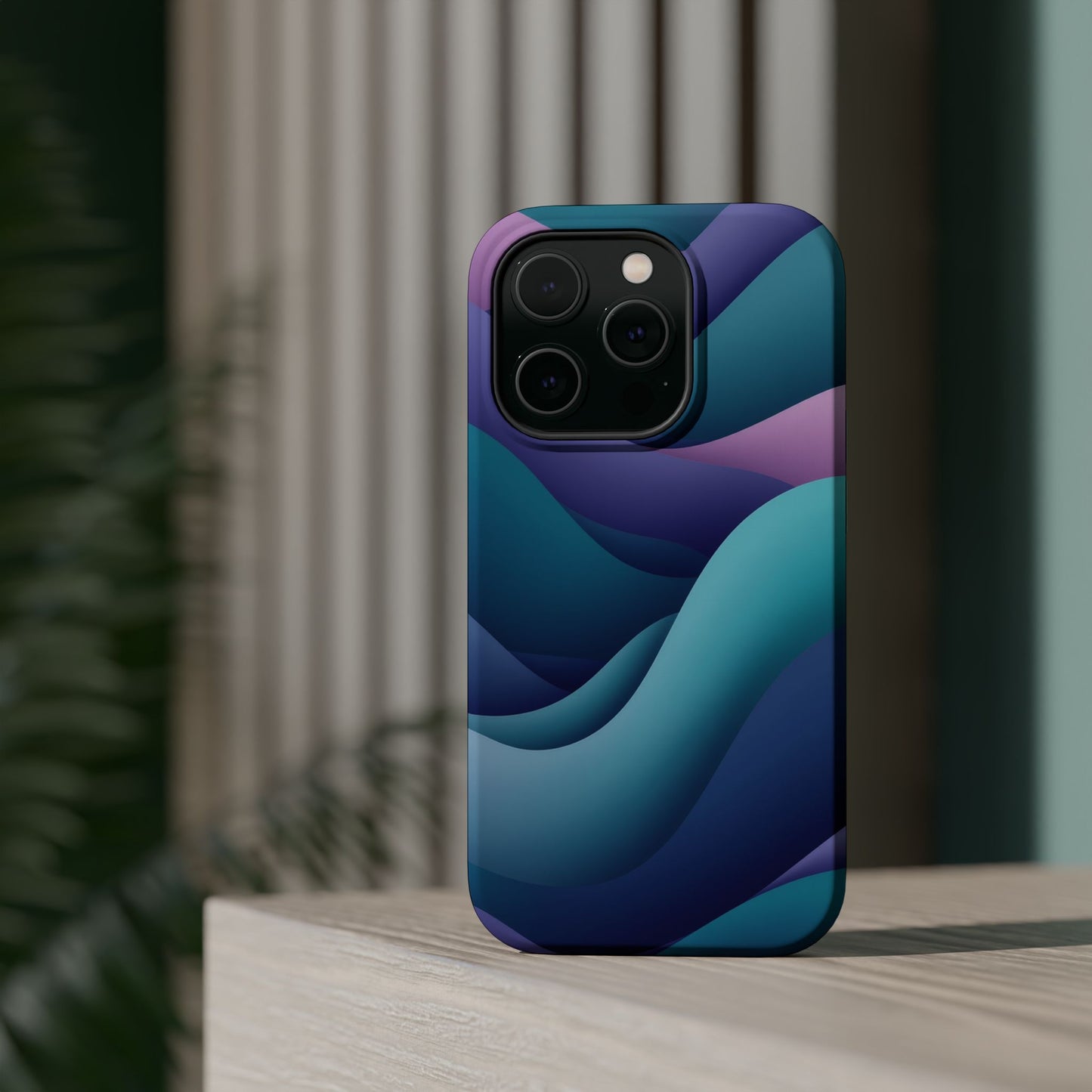Oceanic Serenity Phone Case - Calming Blue Wave Aesthetic | Nature Inspired Gift Idea