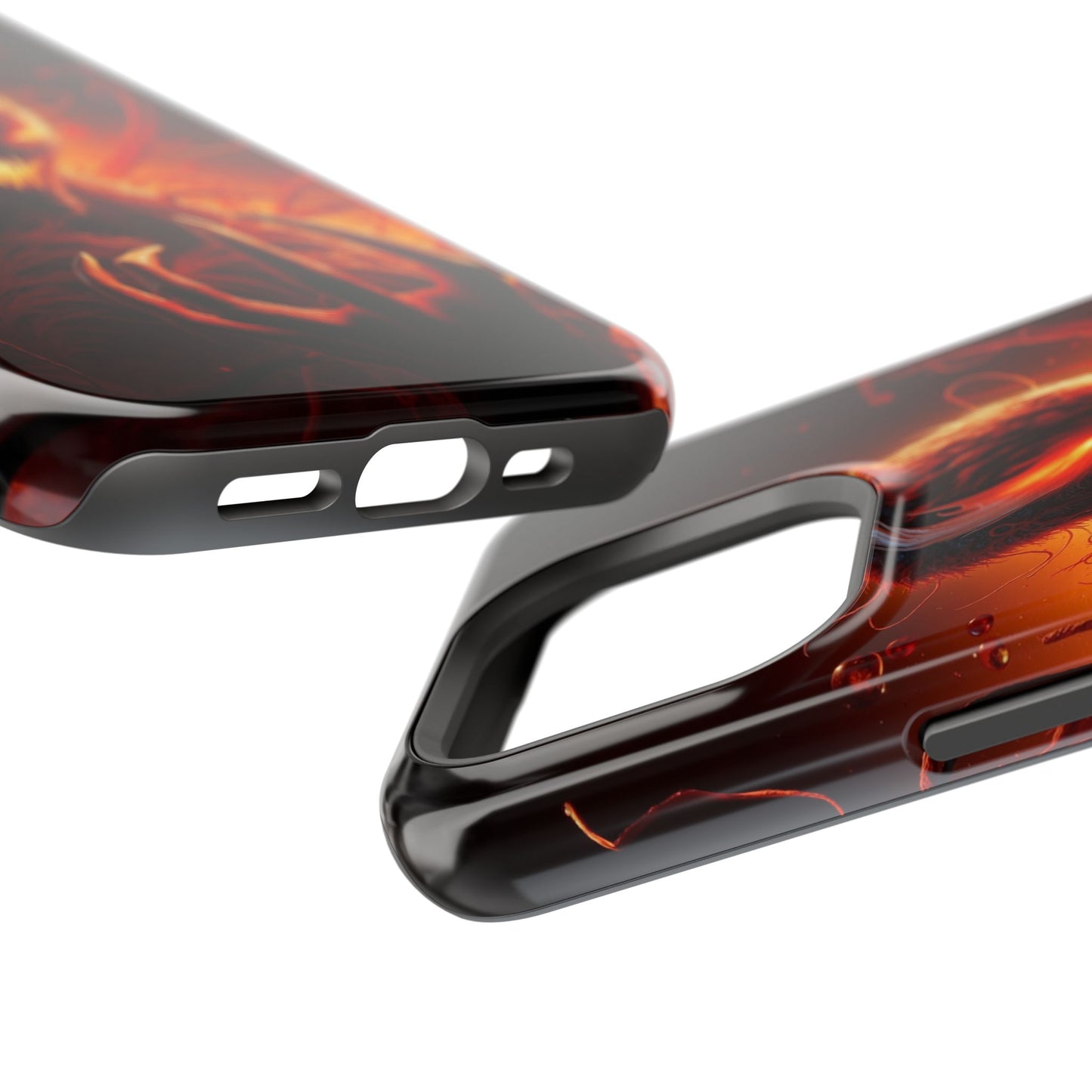 Fiery Alien Phone Case - Aesthetic iPhone Case | Sci-Fi Art Design | Gifts for Him | Unique Phone Accessories