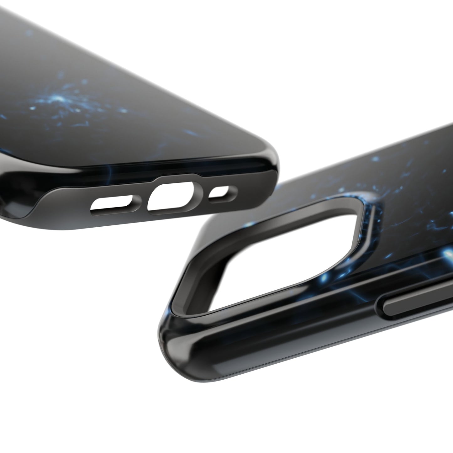 Galaxy Phone Case - Aesthetic iPhone Case | Blue Abstract Energy Design | Gifts for Him/Her | Sci-Fi Tech Vibes