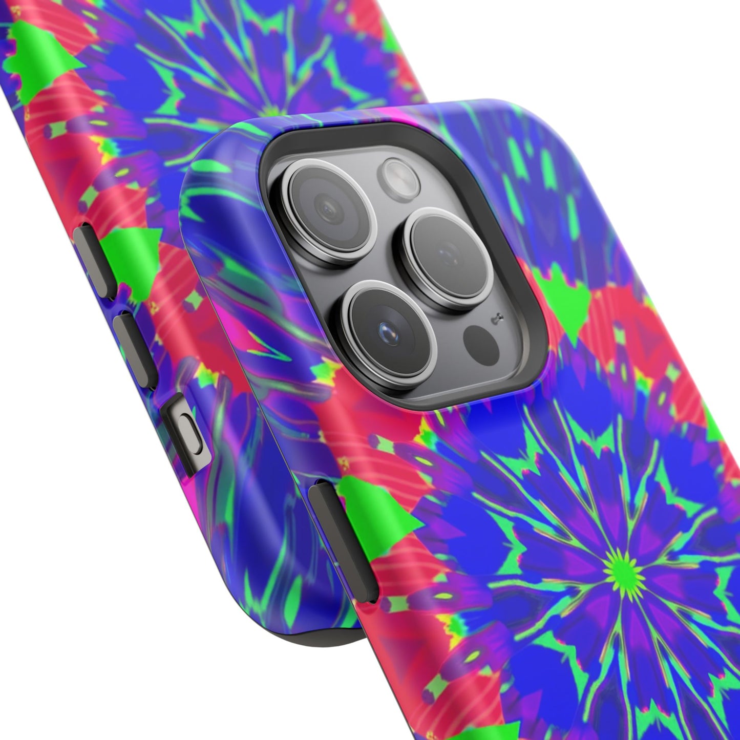 Neon Phone Case - Trippy iPhone Case, Rave Gift Idea, Aesthetic Y2K Accessory