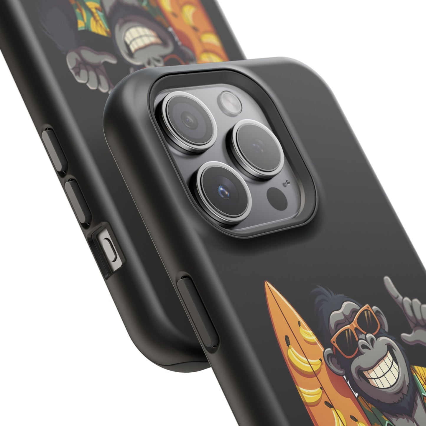 Banana Vibes Surf Gorilla Phone Case β Tropical Chill Meets Jungle Fun