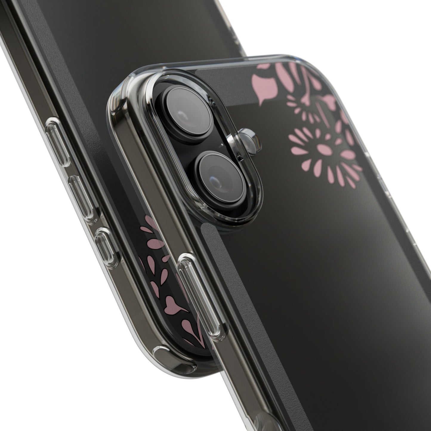 Elegant Floral Clear Phone Case β Minimalist Chic Protection