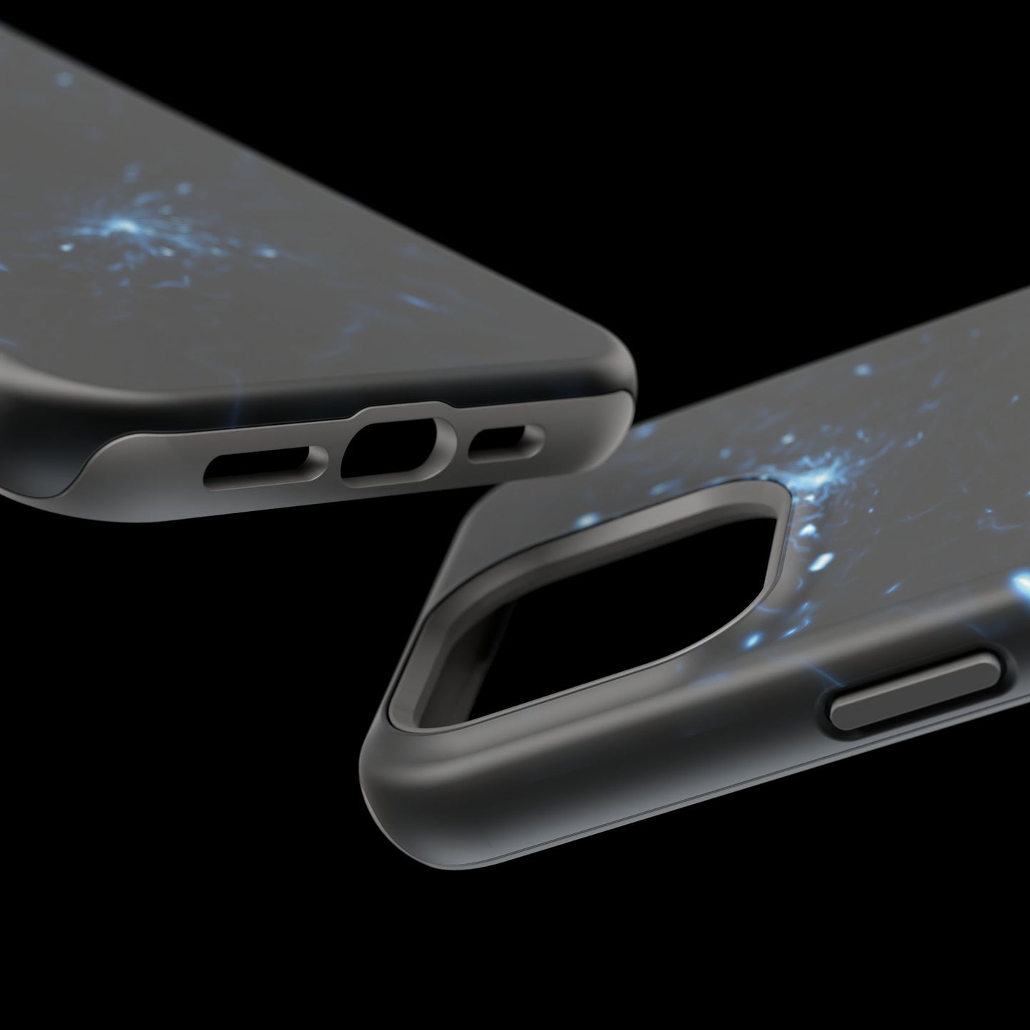 Galaxy Phone Case - Aesthetic iPhone Case | Blue Abstract Energy Design | Gifts for Him/Her | Sci-Fi Tech Vibes