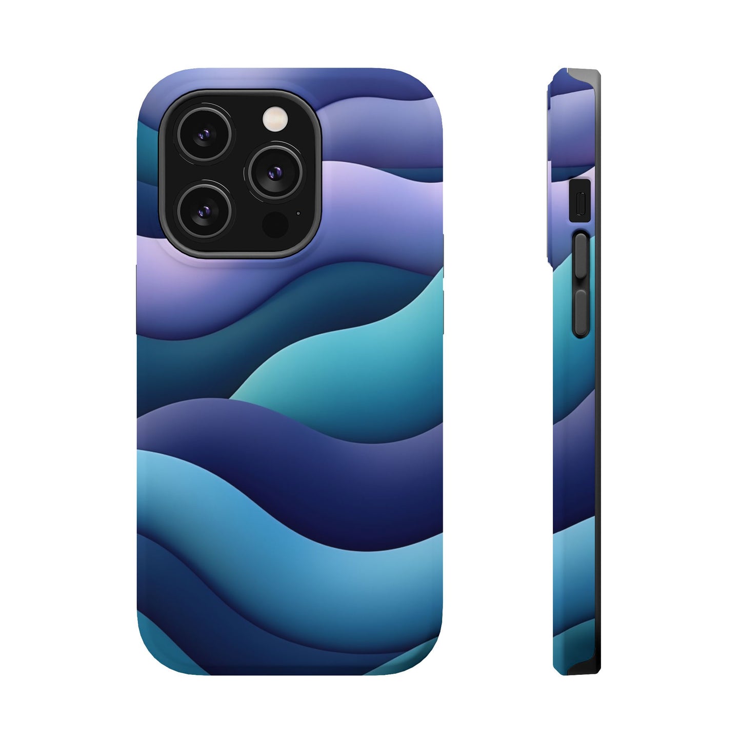 Blue Wave Phone Case - Aesthetic iPhone Case, Calming Gift Idea, Minimalist Summer Accessory