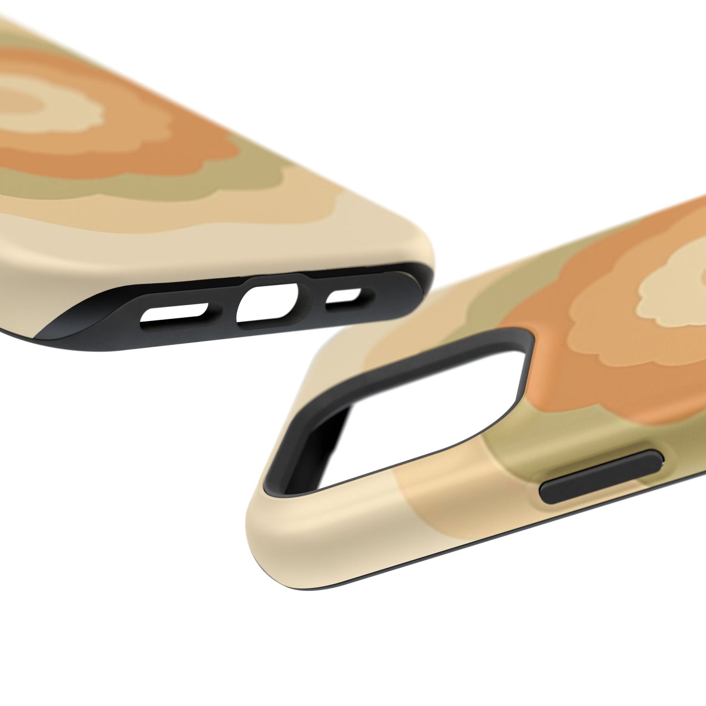 Retro Bloom iPhone Case - 70s Floral Design, Vintage Aesthetic Gift Idea