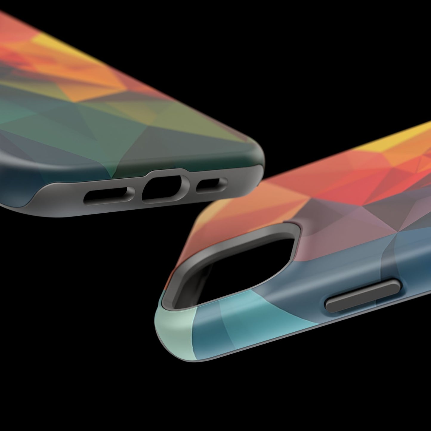 Solar Flare Phone Case for iPhone | Abstract Geometric Slim Protective Cover